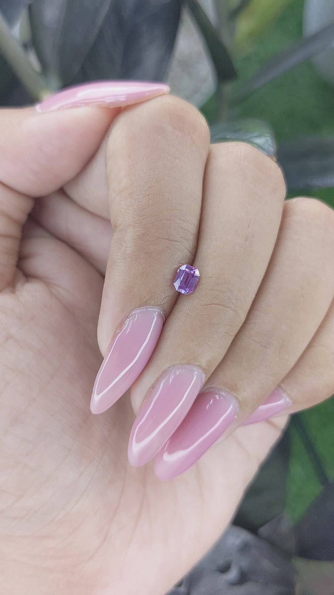 0.39 Ct. Spinel from Tanzania Size Video