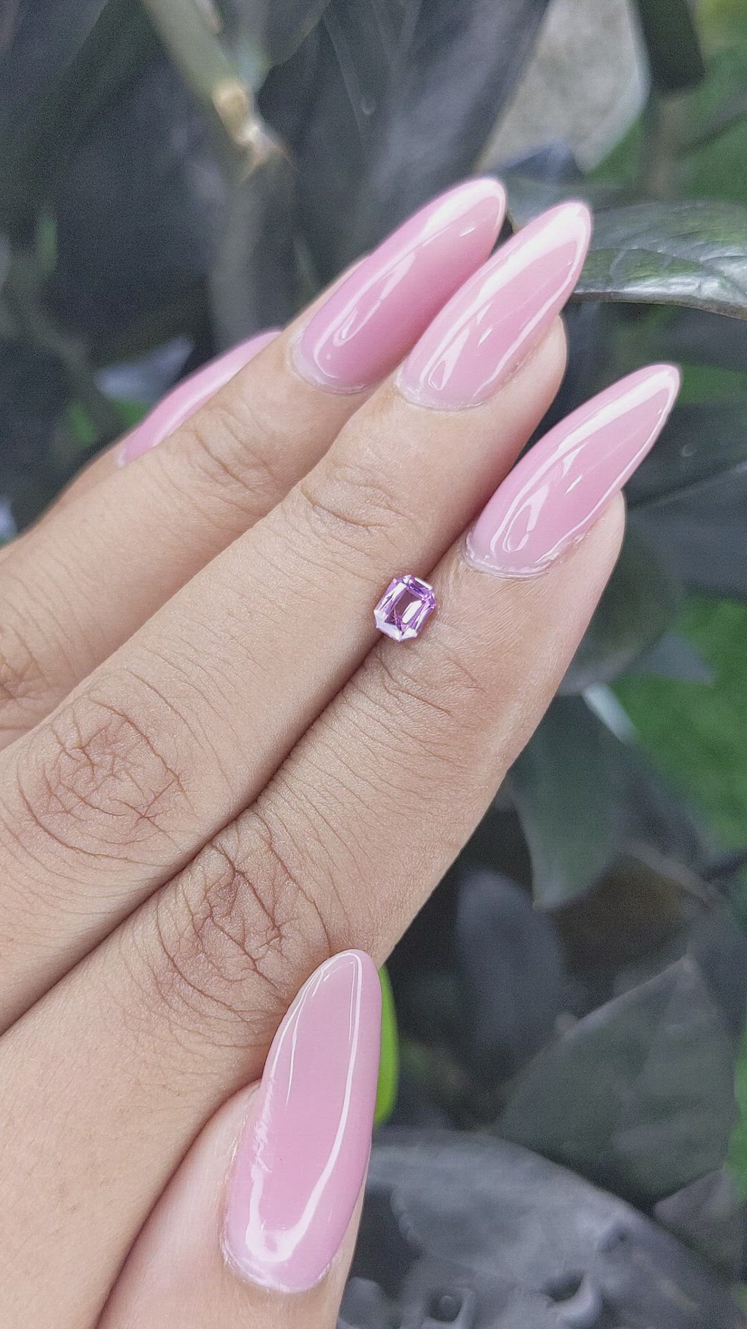 0.39 Ct. Spinel from Tanzania Size Video