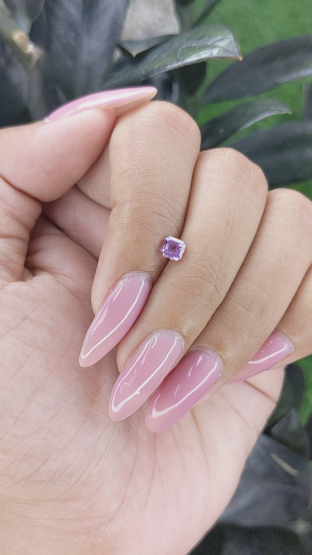 0.42 Ct. Spinel from Tanzania Size Video