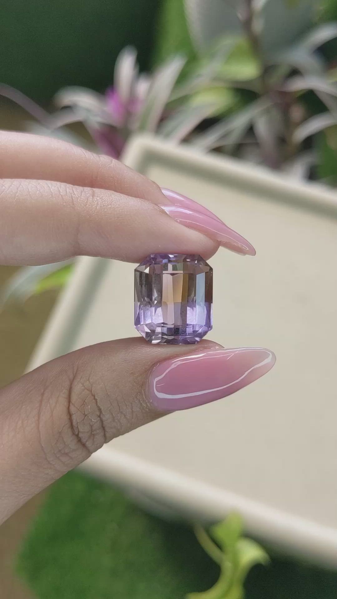 16.76 Ct. Ametrine from Ceylon (Sri Lanka) Size Video