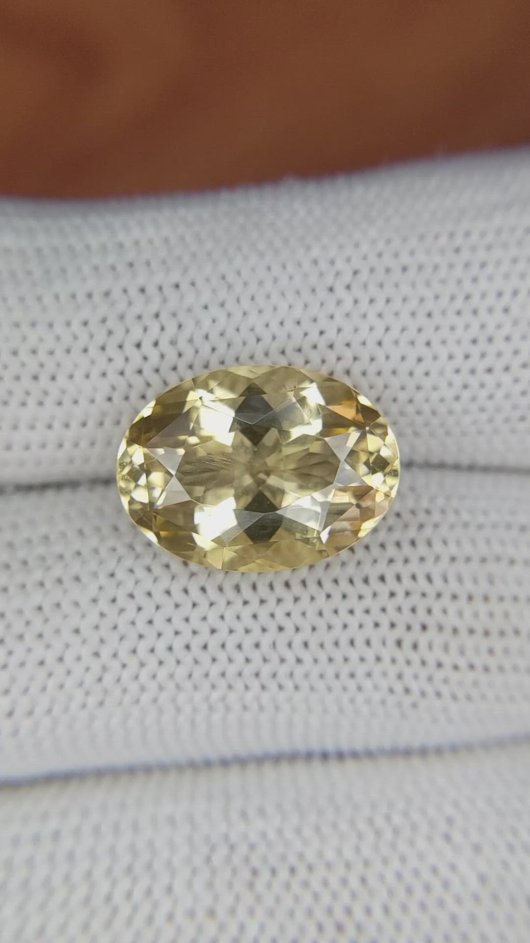 7.32 Ct. Citrine from Ceylon (Sri Lanka) Size Video