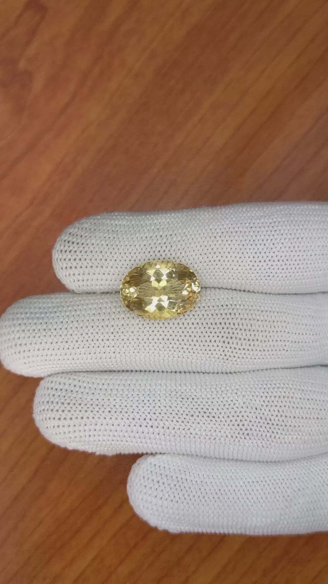7.32 Ct. Citrine from Ceylon (Sri Lanka) Size Video