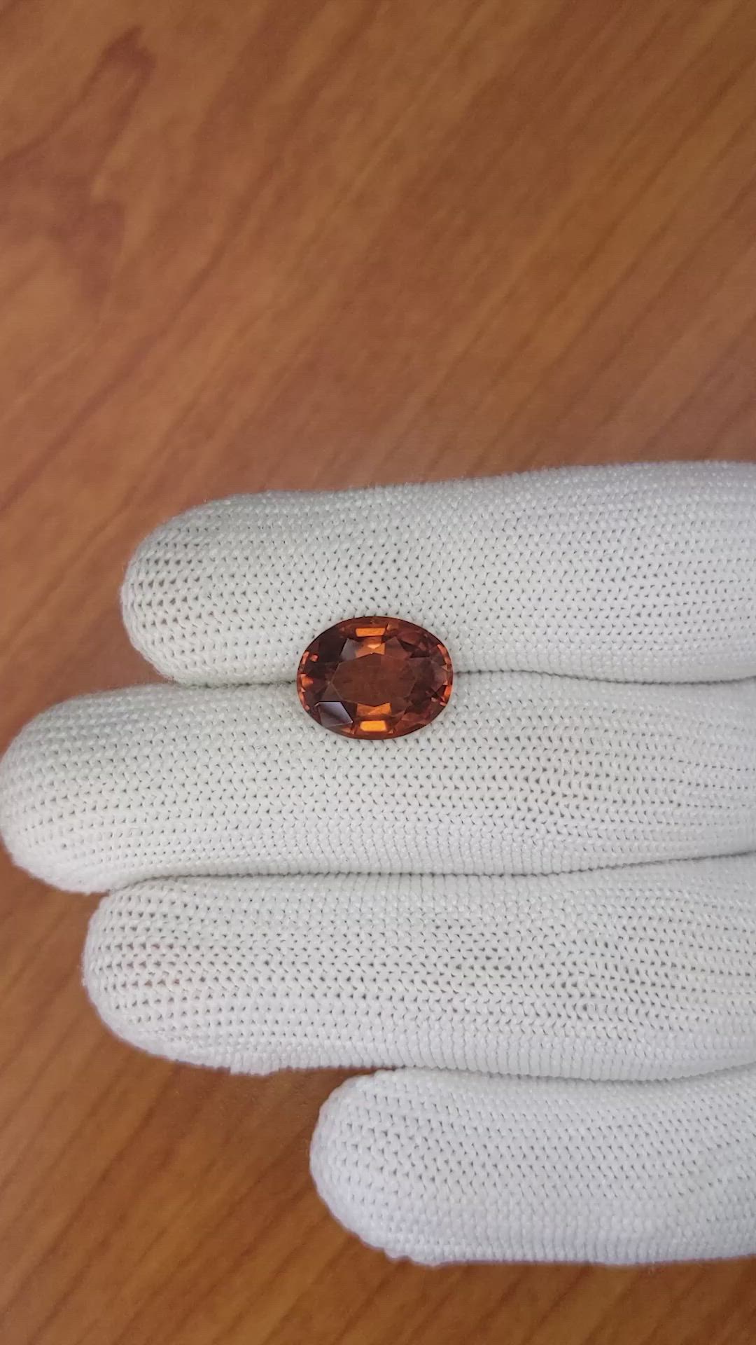 6.39 Ct. Citrine from Ceylon (Sri Lanka) Size Video