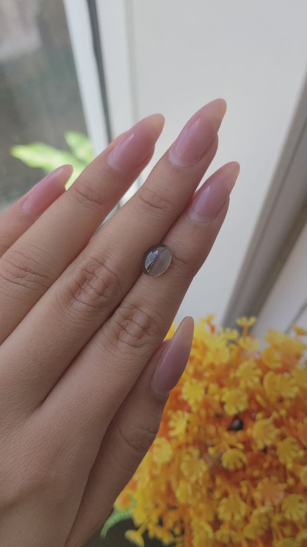 2.70 Ct. Cabochon Sphalerite from Mexico Size Video