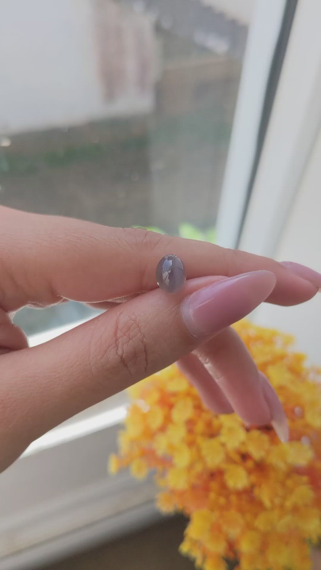 3.08 Ct. Cabochon Sphalerite from Mexico Size Video