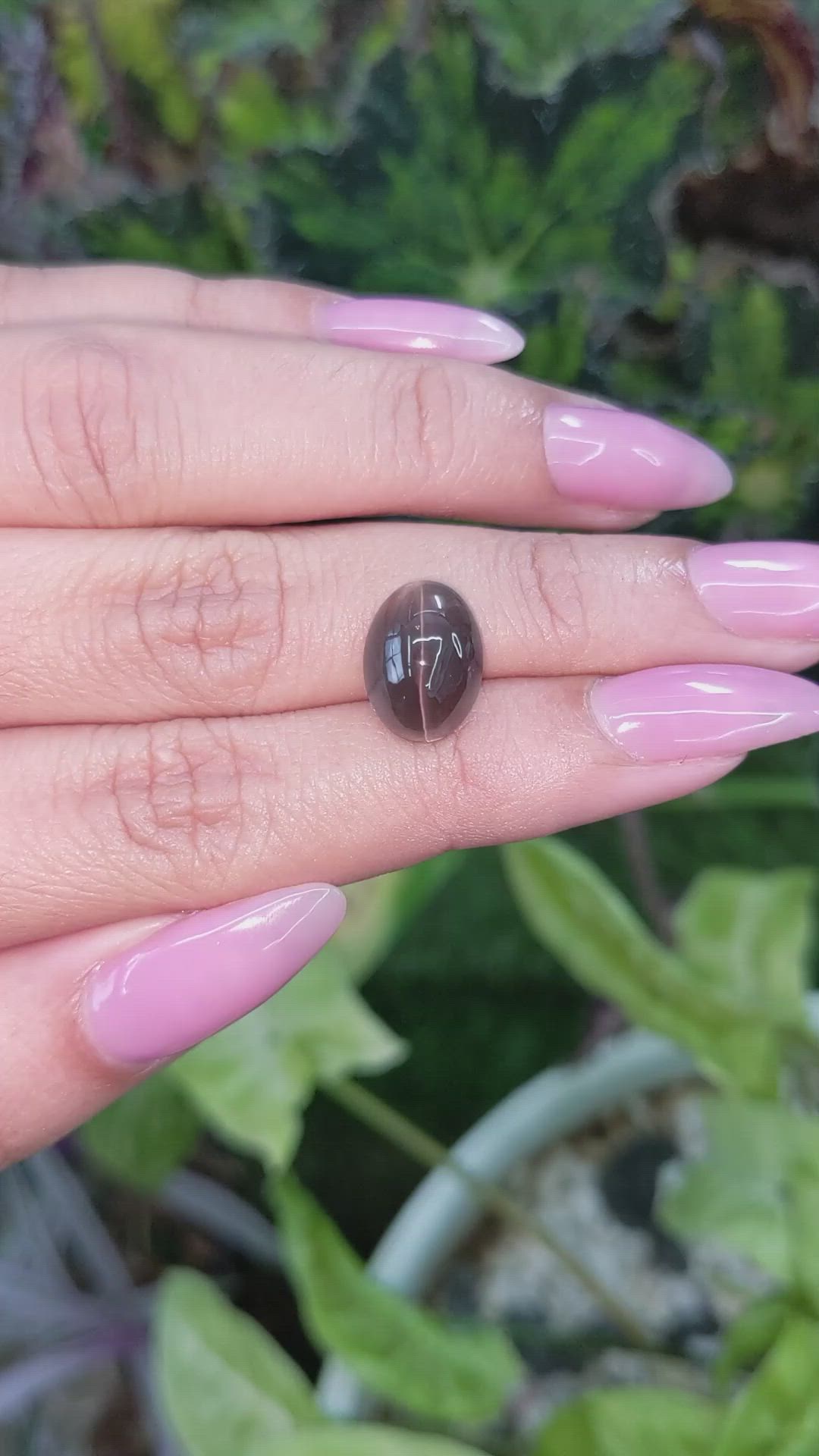 5.46 Ct. Cabochon Sphalerite from Mexico Size Video