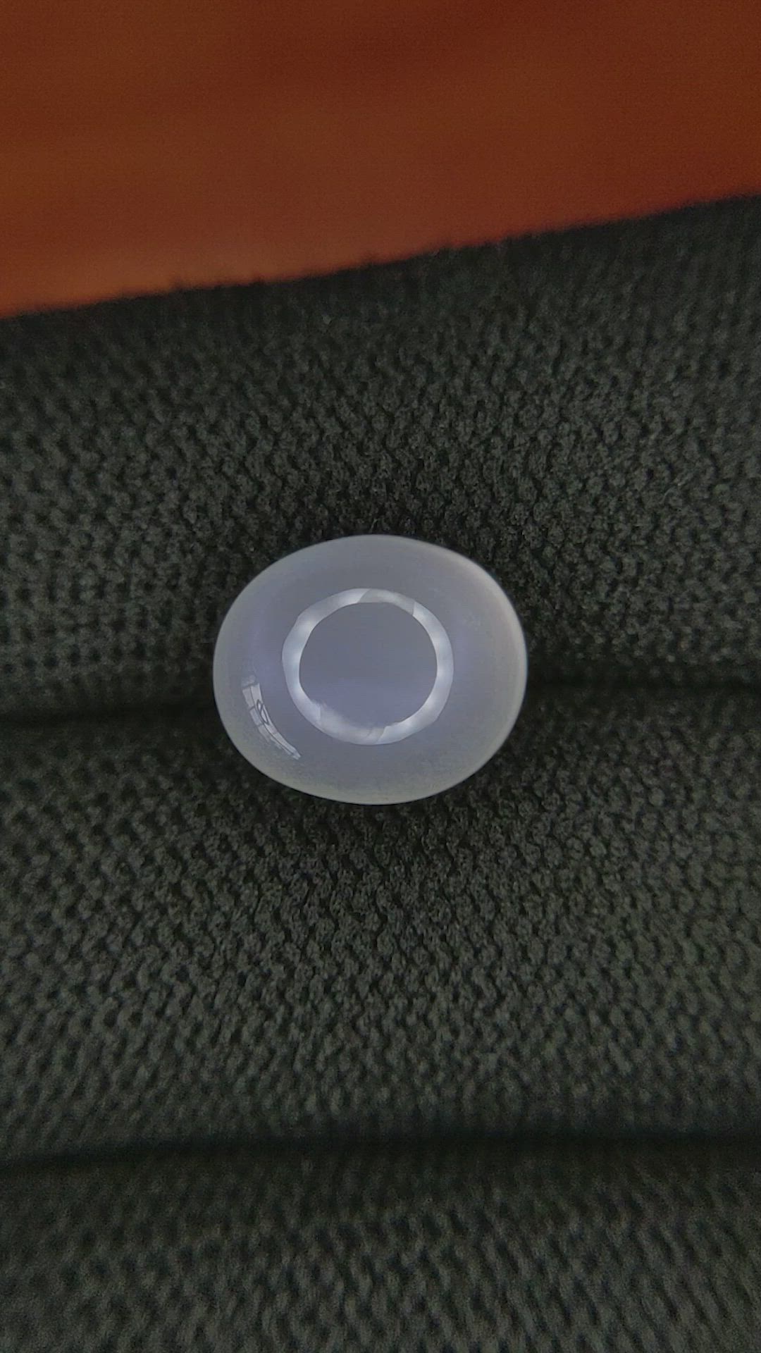 5.09 Ct. Cabochon Moonstone from Ceylon (Sri Lanka) Size Video