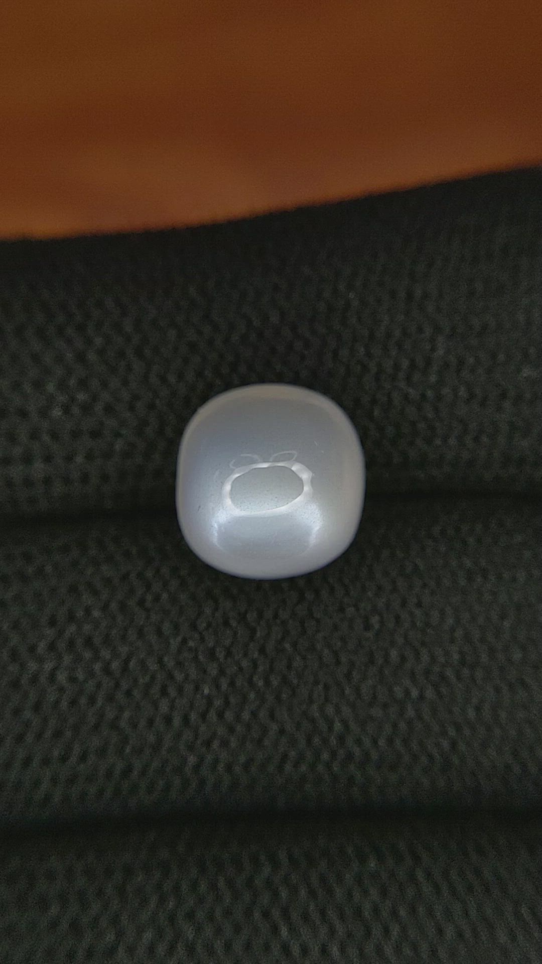 4.69 Ct. Cabochon Moonstone from Ceylon (Sri Lanka) Size Video