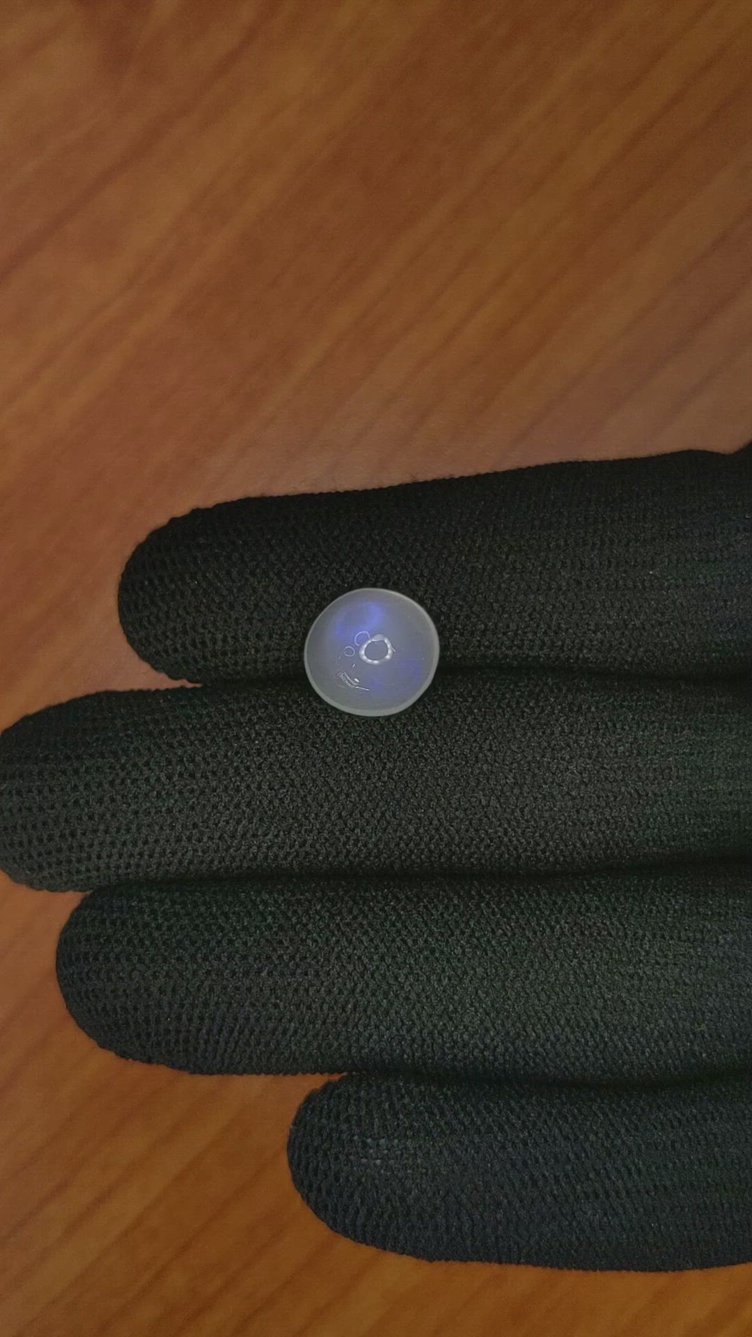 4.49 Ct. Cabochon Moonstone from Ceylon (Sri Lanka) Size Video