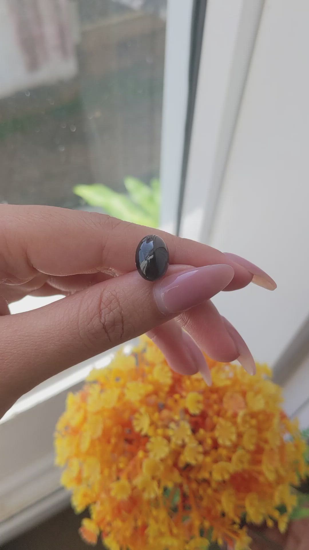 6.98 Ct. Cabochon Sphalerite from Mexico Size Video