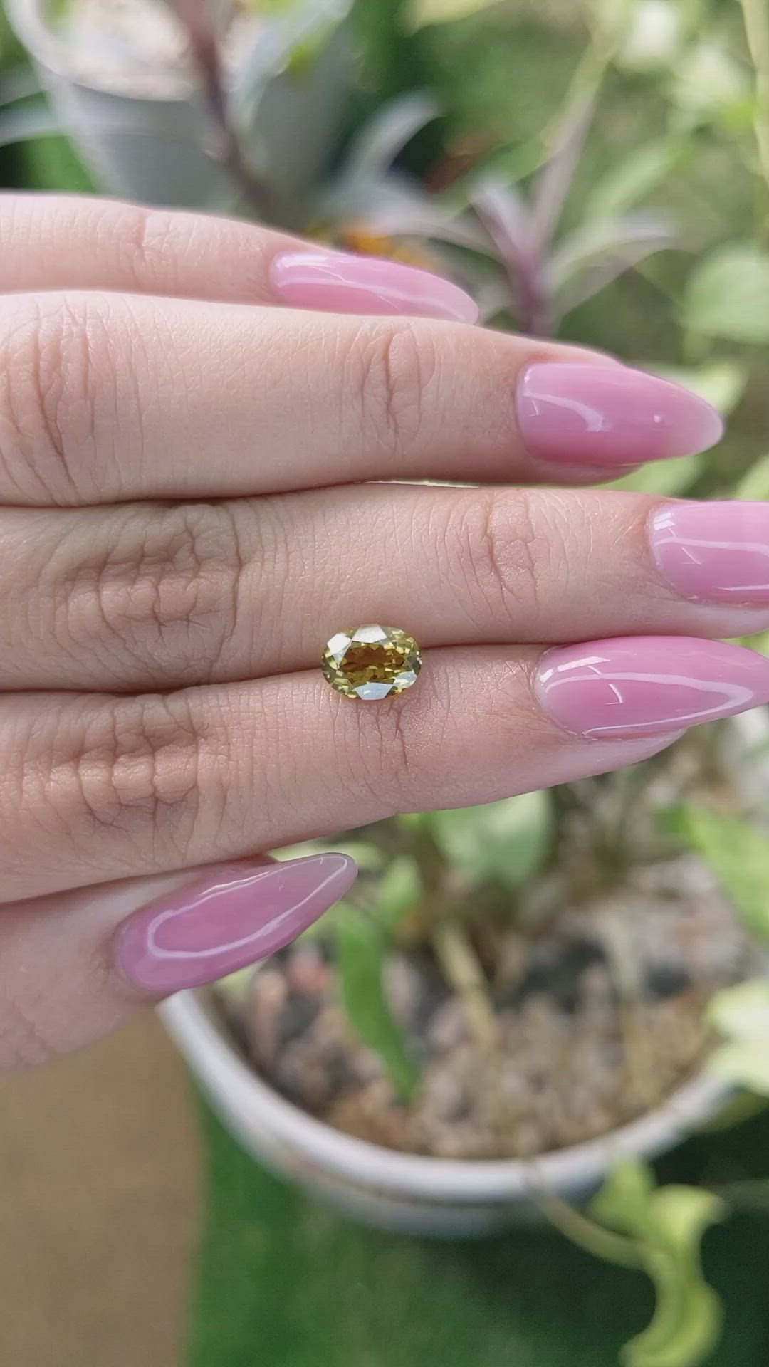 1.22 Ct. Tourmaline from Ceylon (Sri Lanka) Size Video