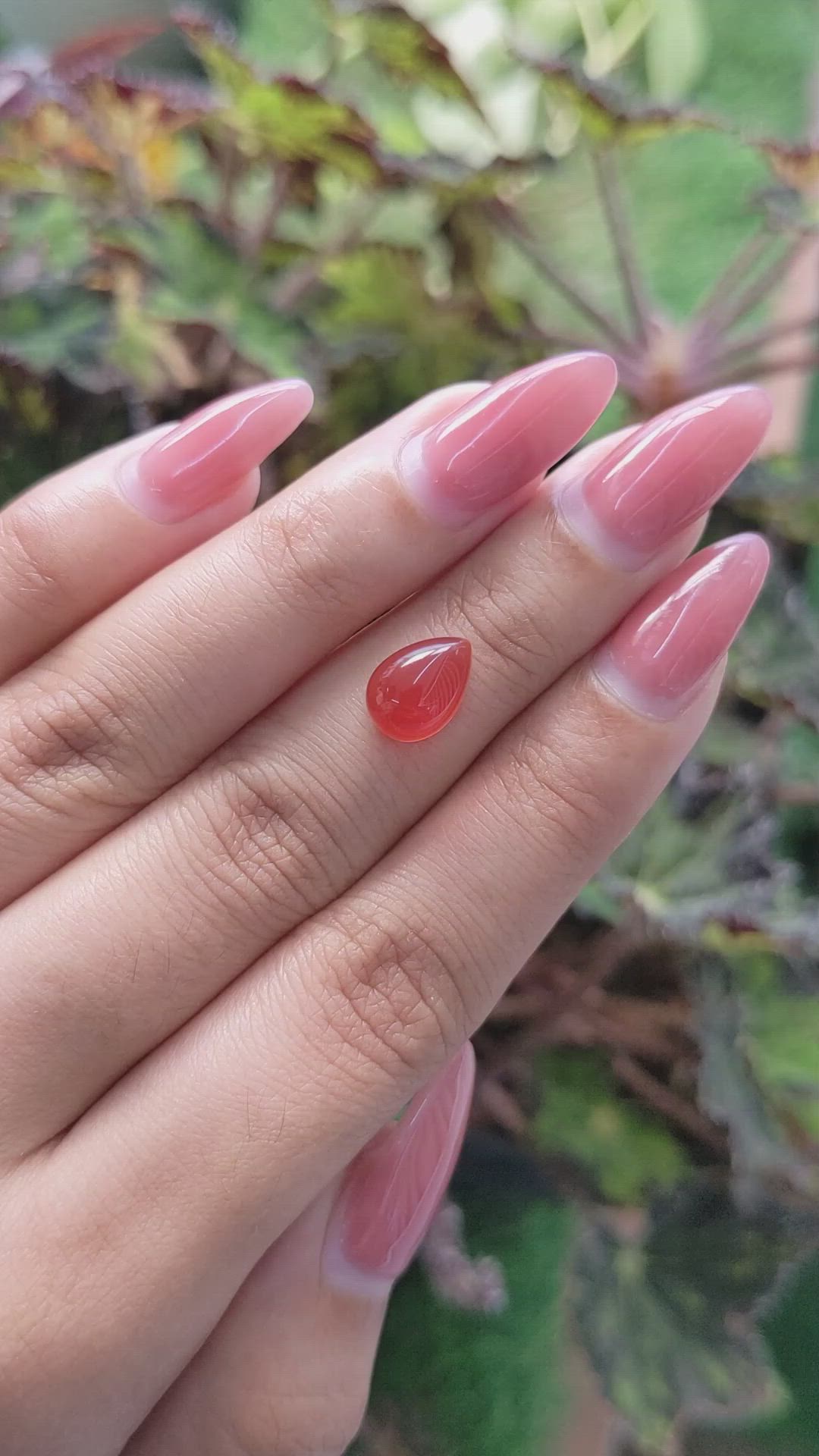 3.04 Ct. Cabochon Carnelian from Brazil Size Video