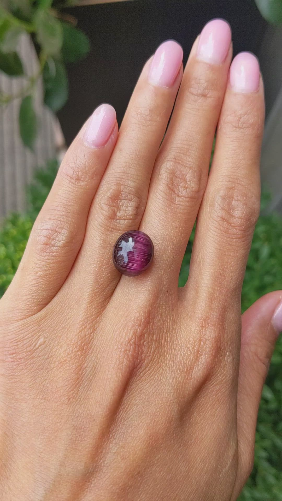 11.34 Ct. Cabochon Tourmaline from Tanzania Size Video