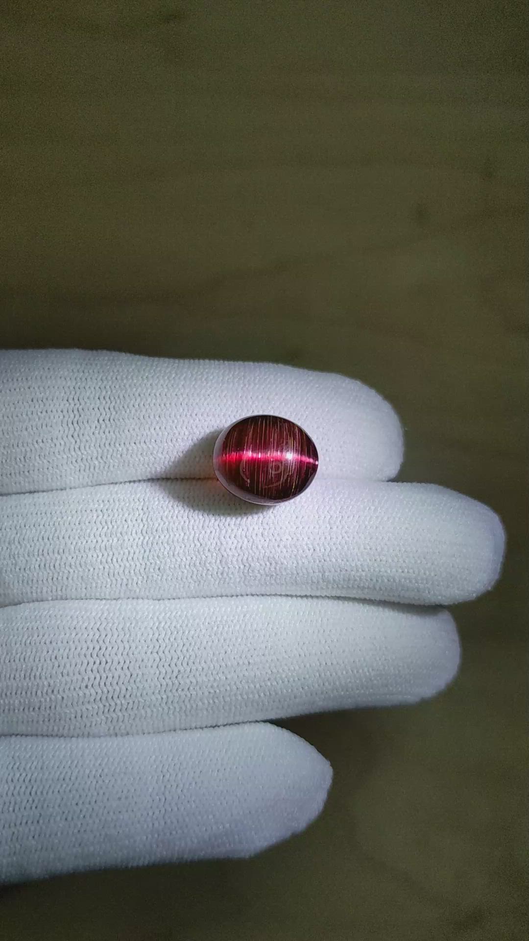 11.34 Ct. Cabochon Tourmaline from Tanzania Size Video