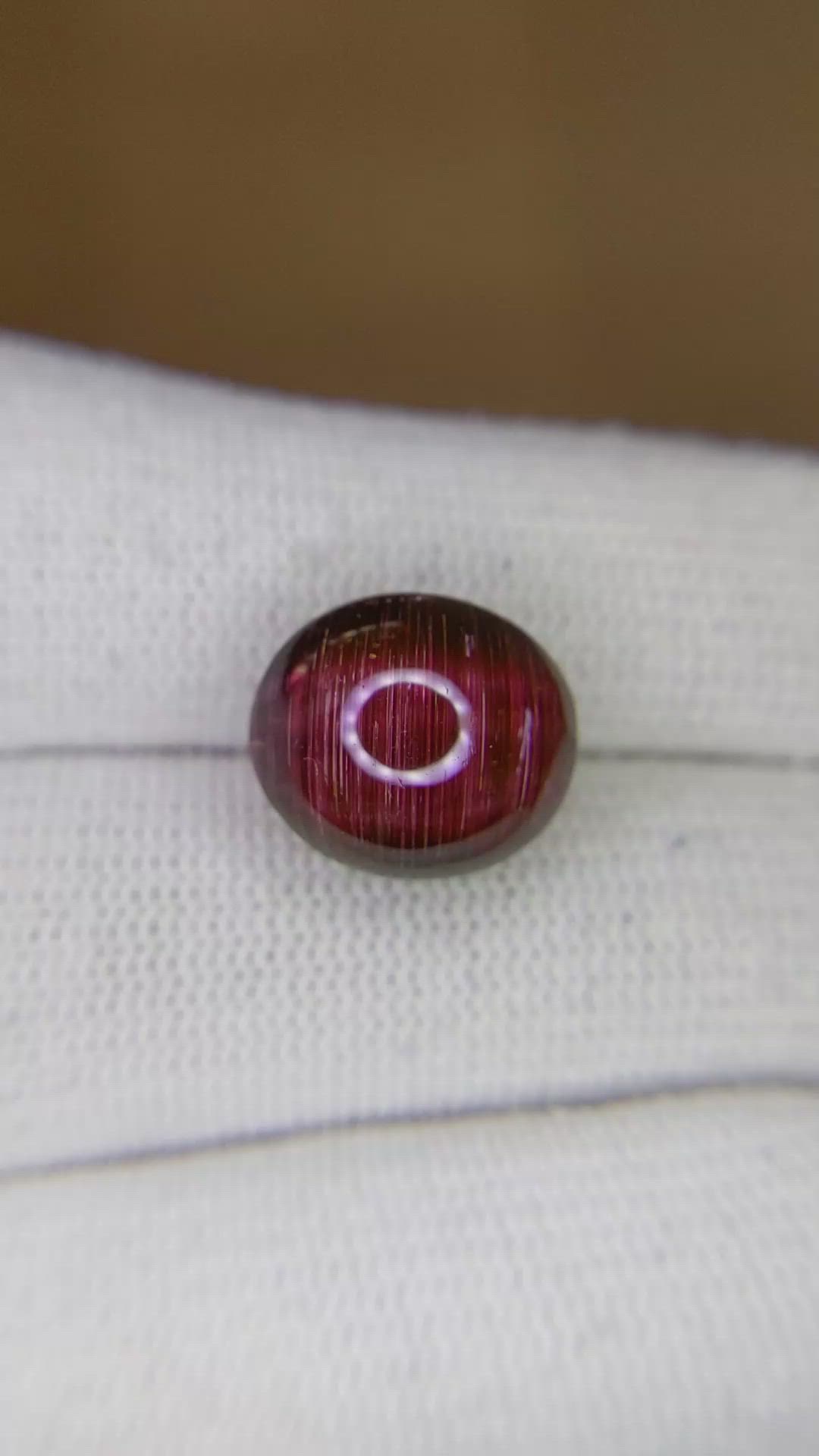 11.34 Ct. Cabochon Tourmaline from Tanzania Size Video