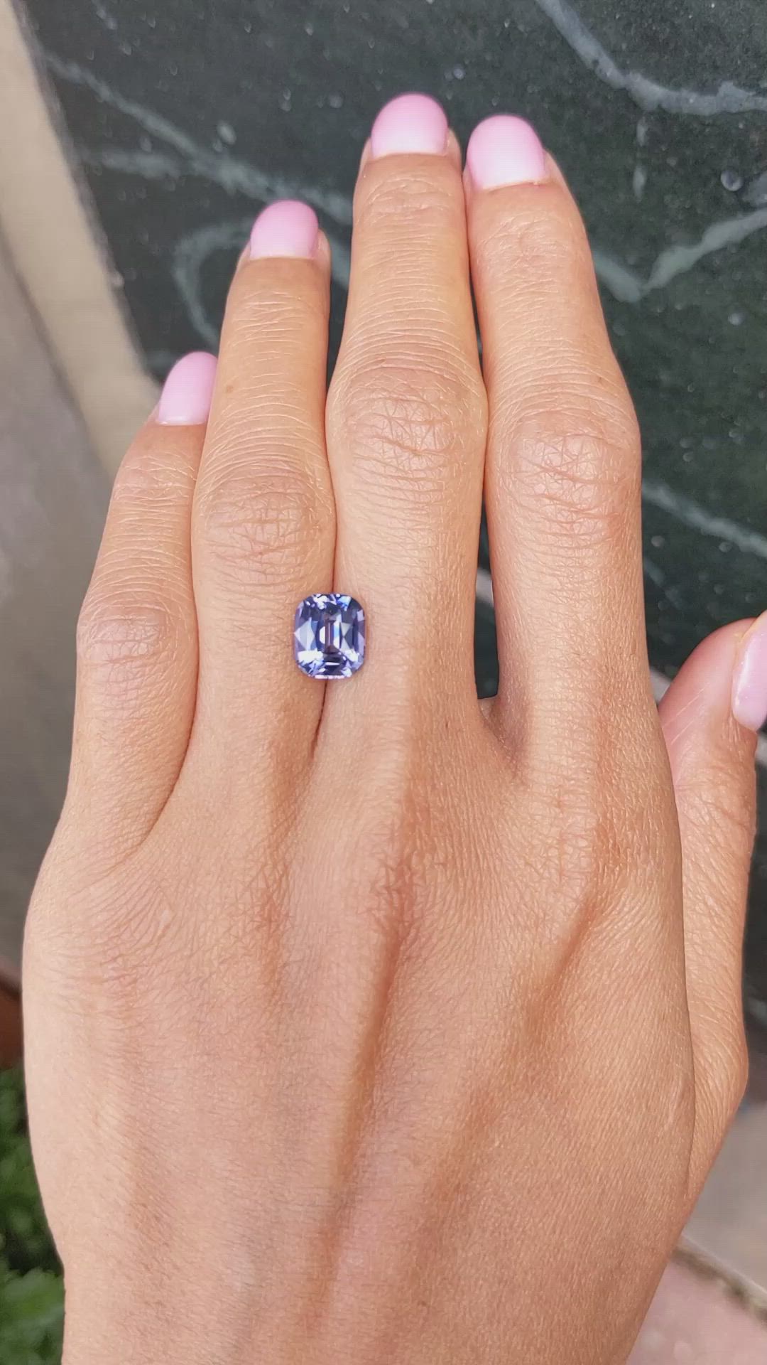 3.05 Ct. Spinel from Ceylon (Sri Lanka) Size Video
