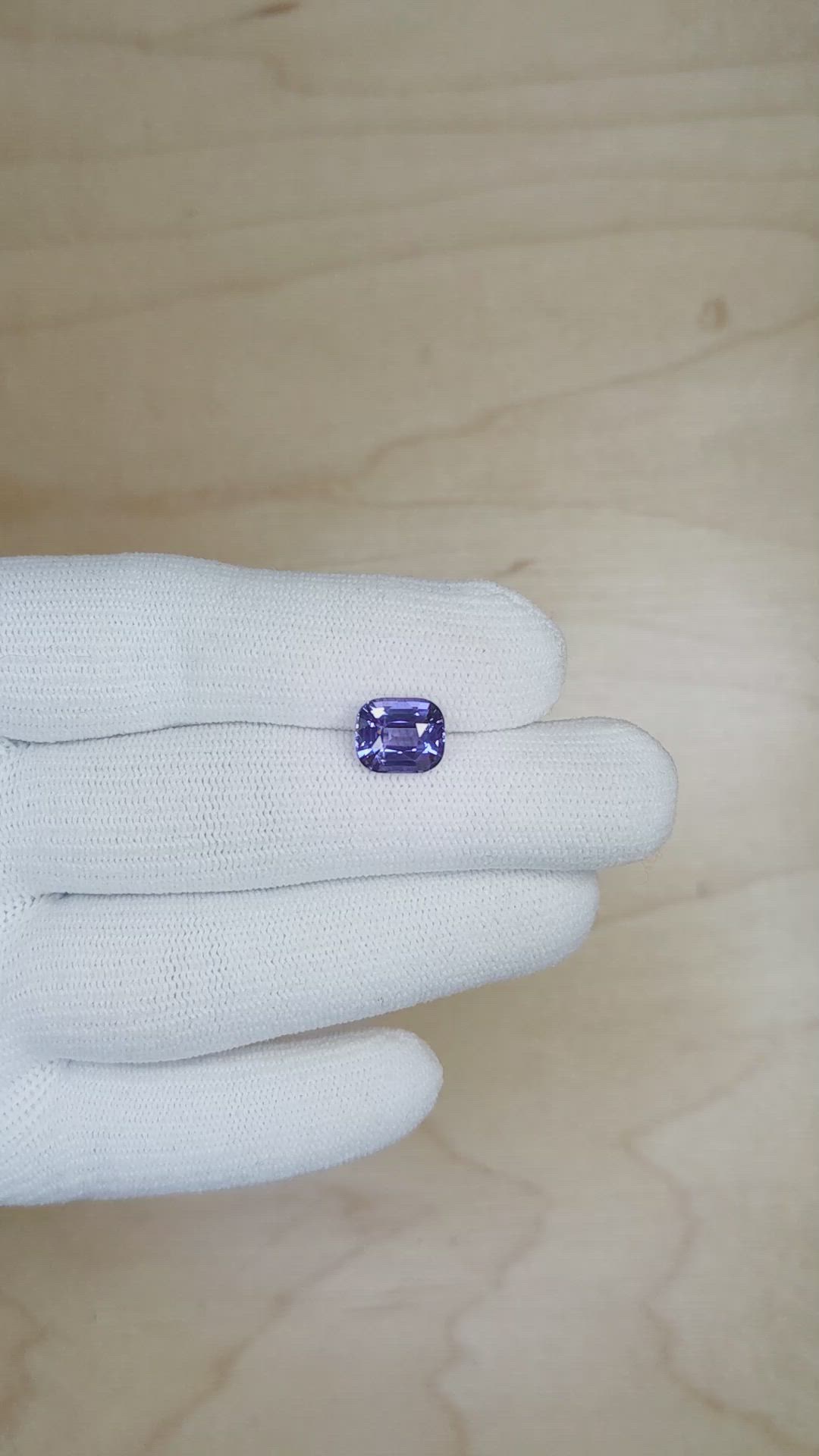 3.05 Ct. Spinel from Ceylon (Sri Lanka) Size Video