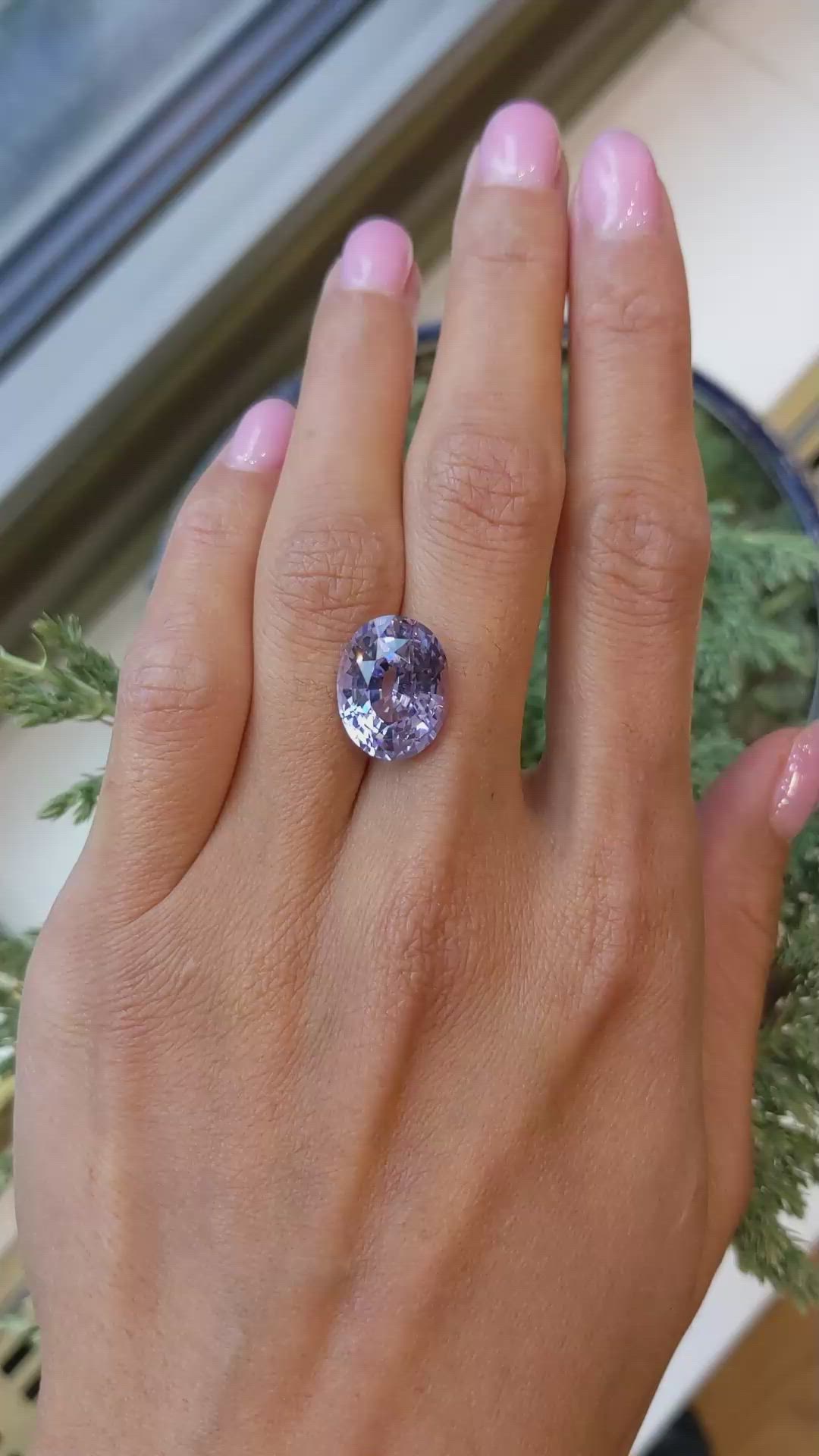 10.87 Ct. Spinel from Ceylon (Sri Lanka) Size Video