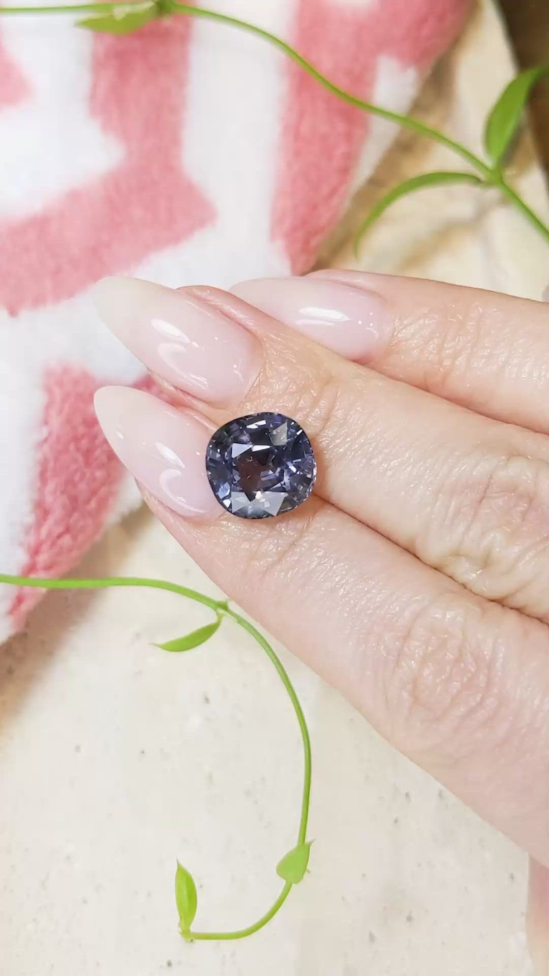 7.51 Ct. Spinel from Burma (Myanmar) Size Video