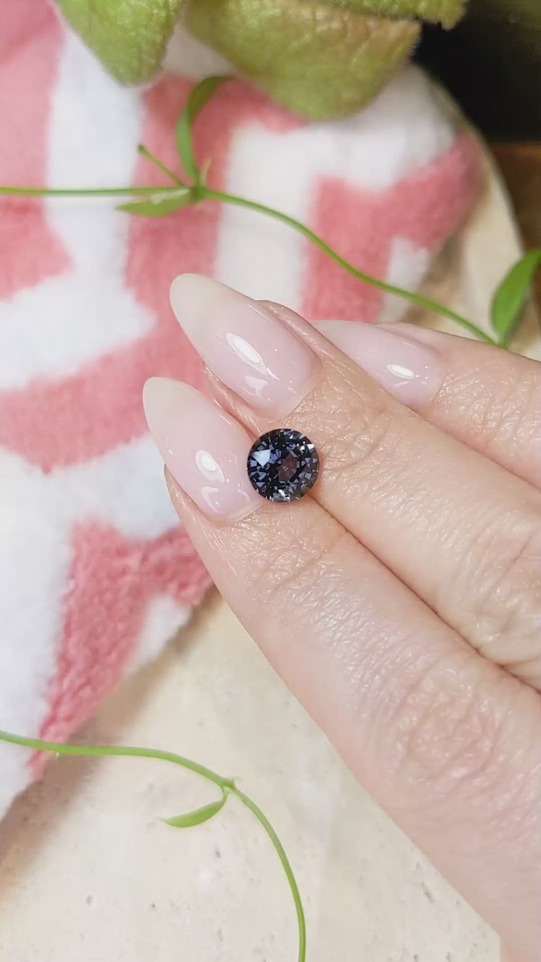 2.23 Ct. Spinel from Burma (Myanmar) Size Video