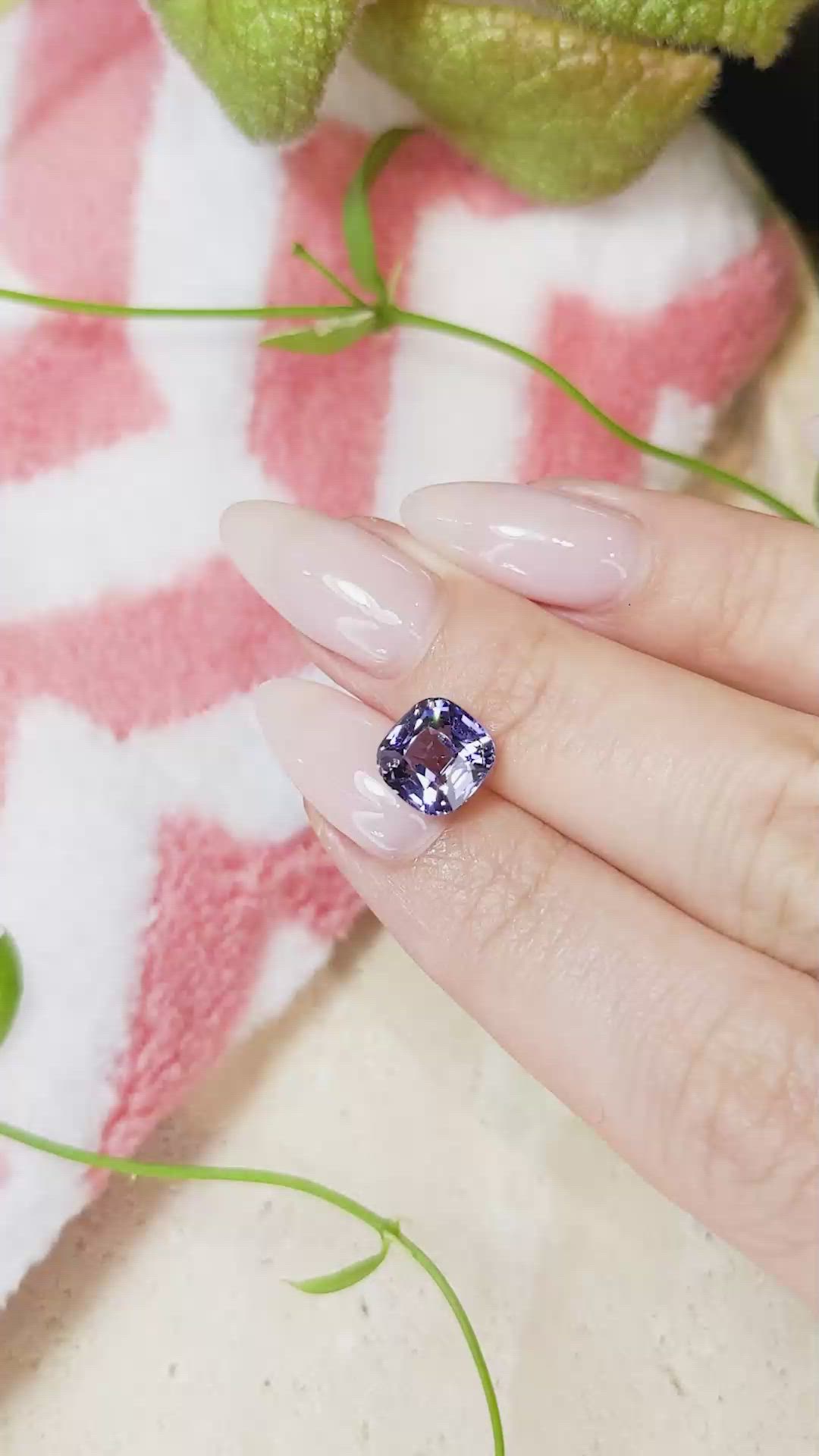 3.11 Ct. Spinel from Burma (Myanmar) Size Video