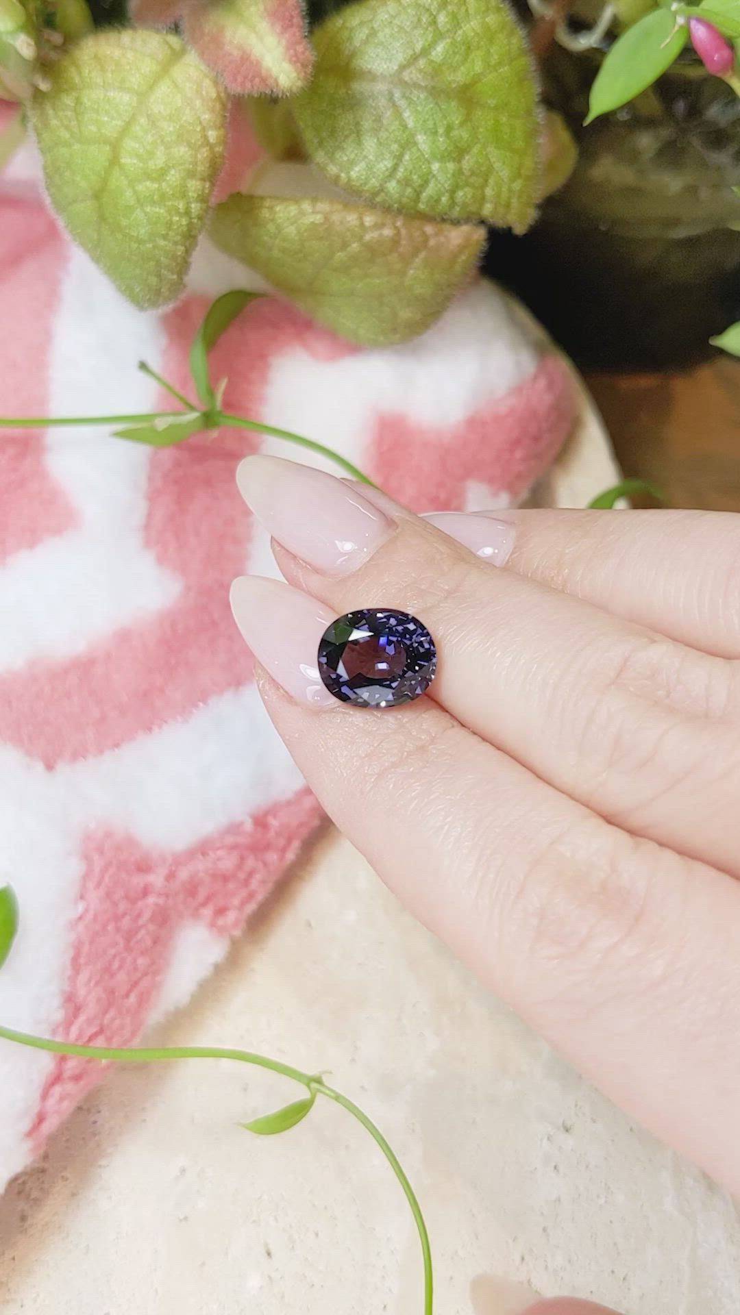 4.76 Ct. Spinel from Burma (Myanmar) Size Video