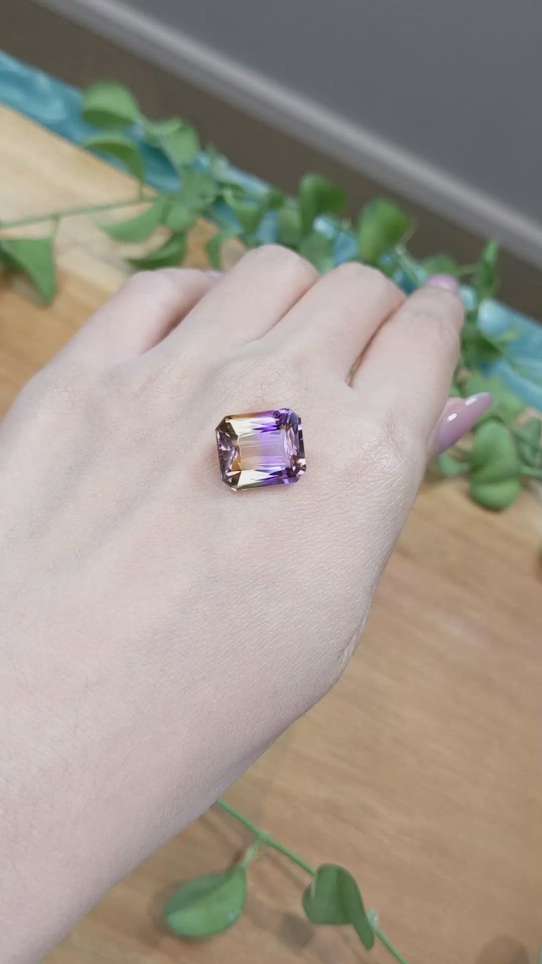 8.43 Ct. Ametrine from Bolivia Size Video