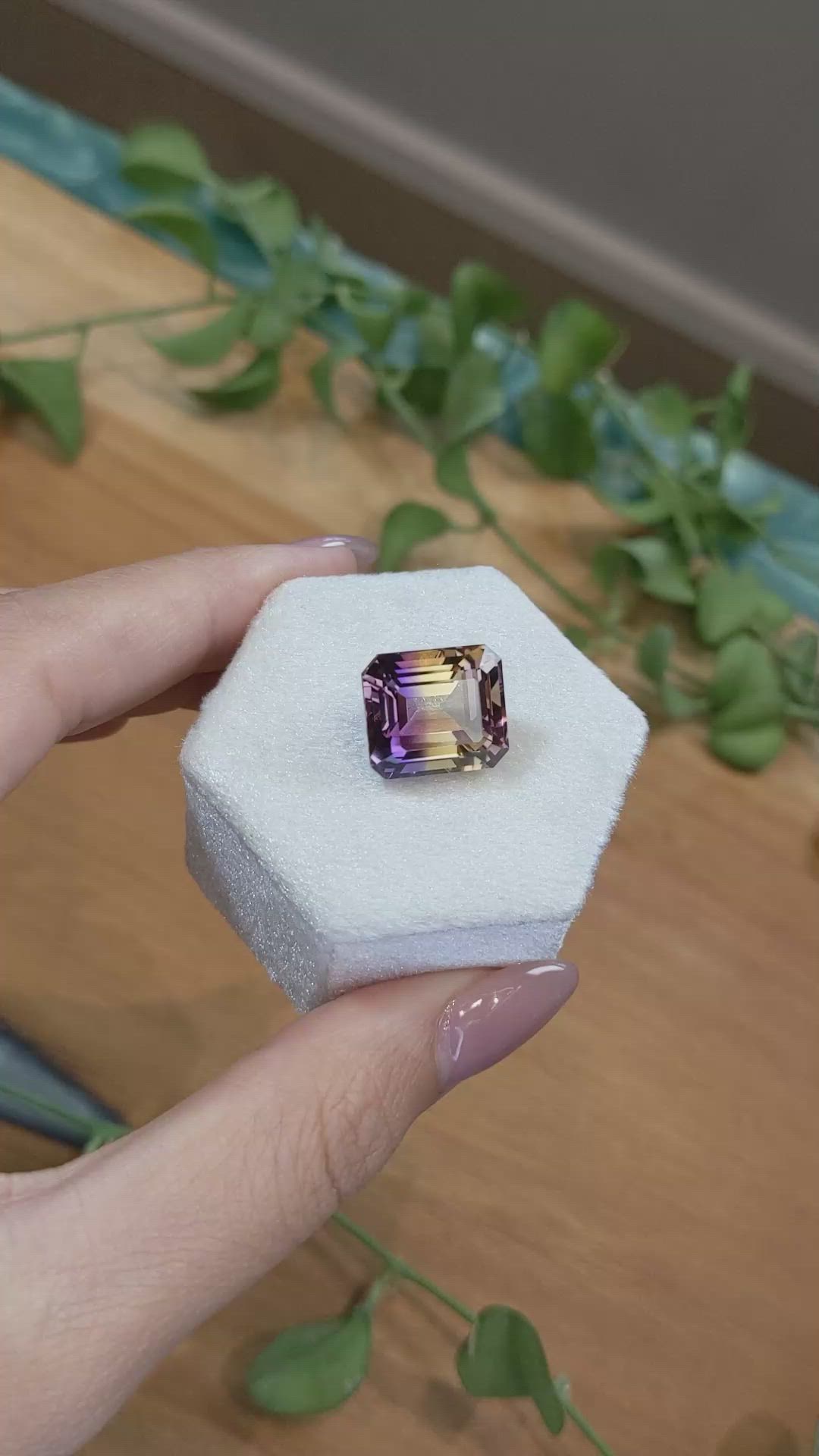 12.39 Ct. Ametrine from Bolivia Size Video