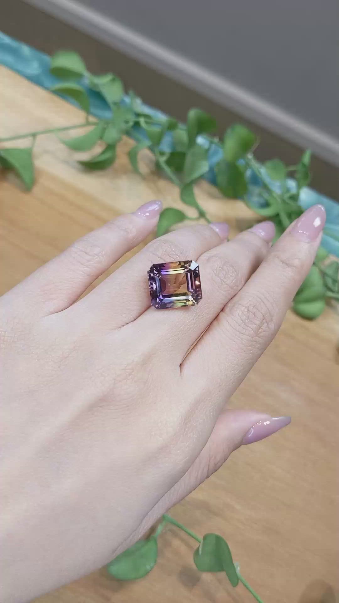 12.39 Ct. Ametrine from Bolivia Size Video
