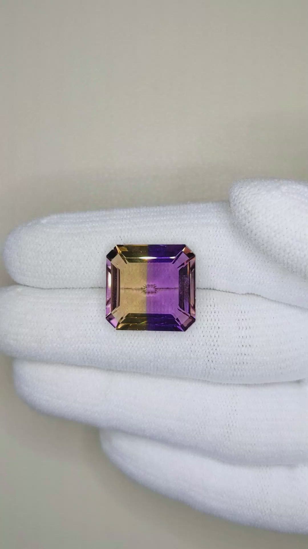 11.05 Ct. Ametrine from Bolivia Size Video