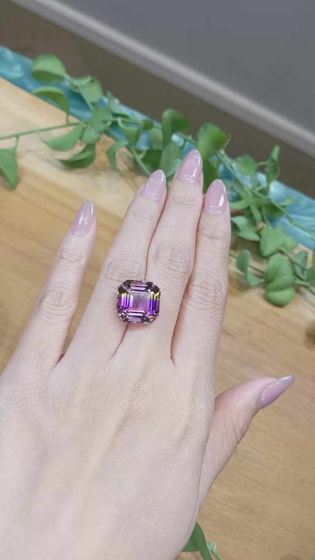 11.36 Ct. Ametrine from Bolivia Size Video