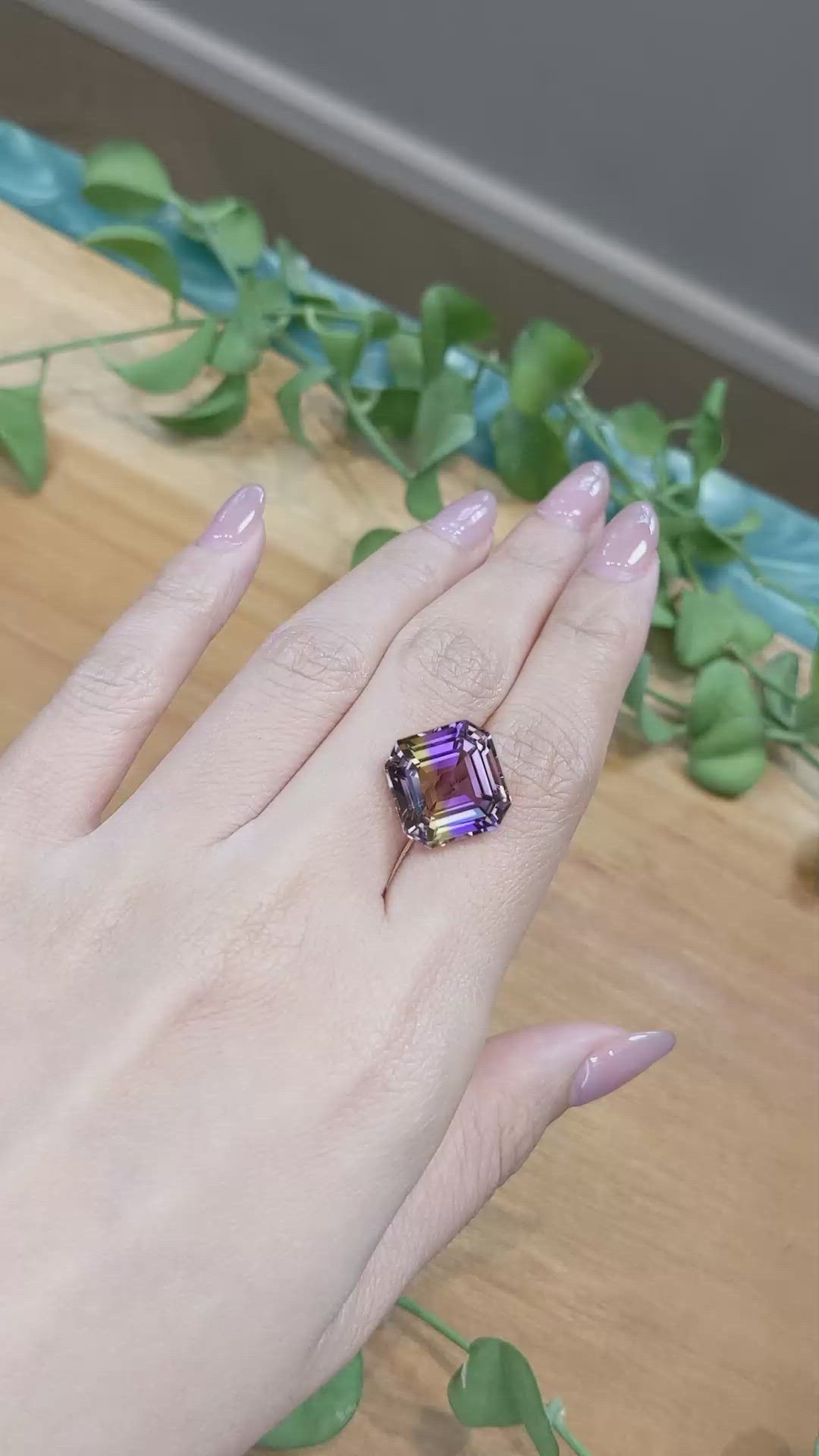 11.36 Ct. Ametrine from Bolivia Size Video