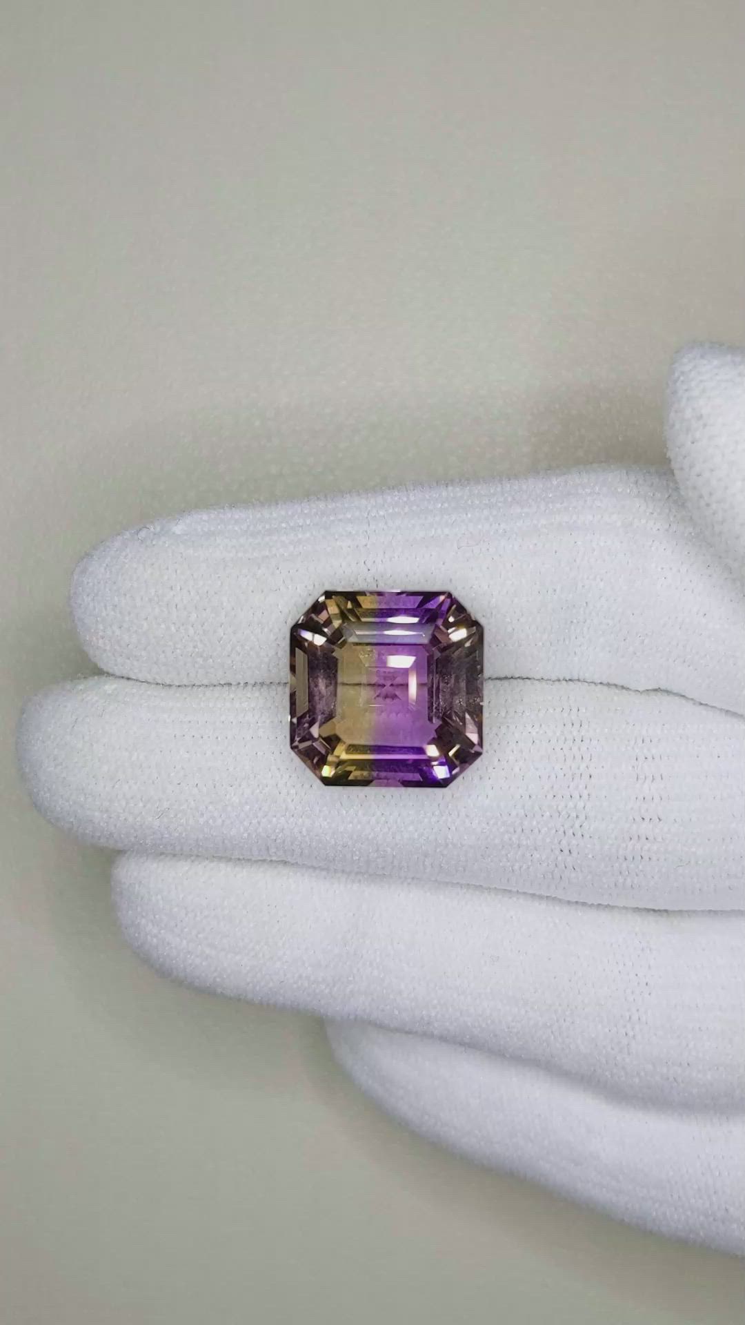 11.36 Ct. Ametrine from Bolivia Size Video