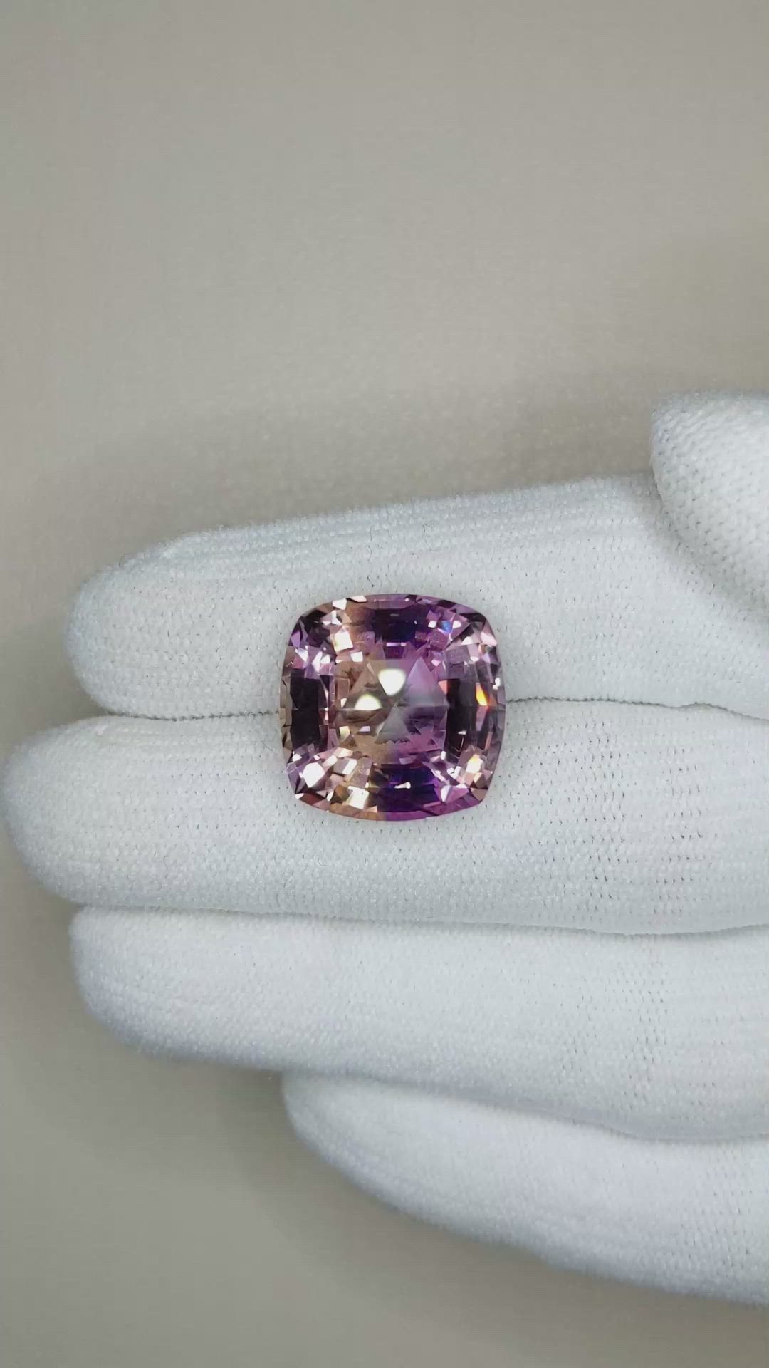 14.19 Ct. Ametrine from Bolivia Size Video