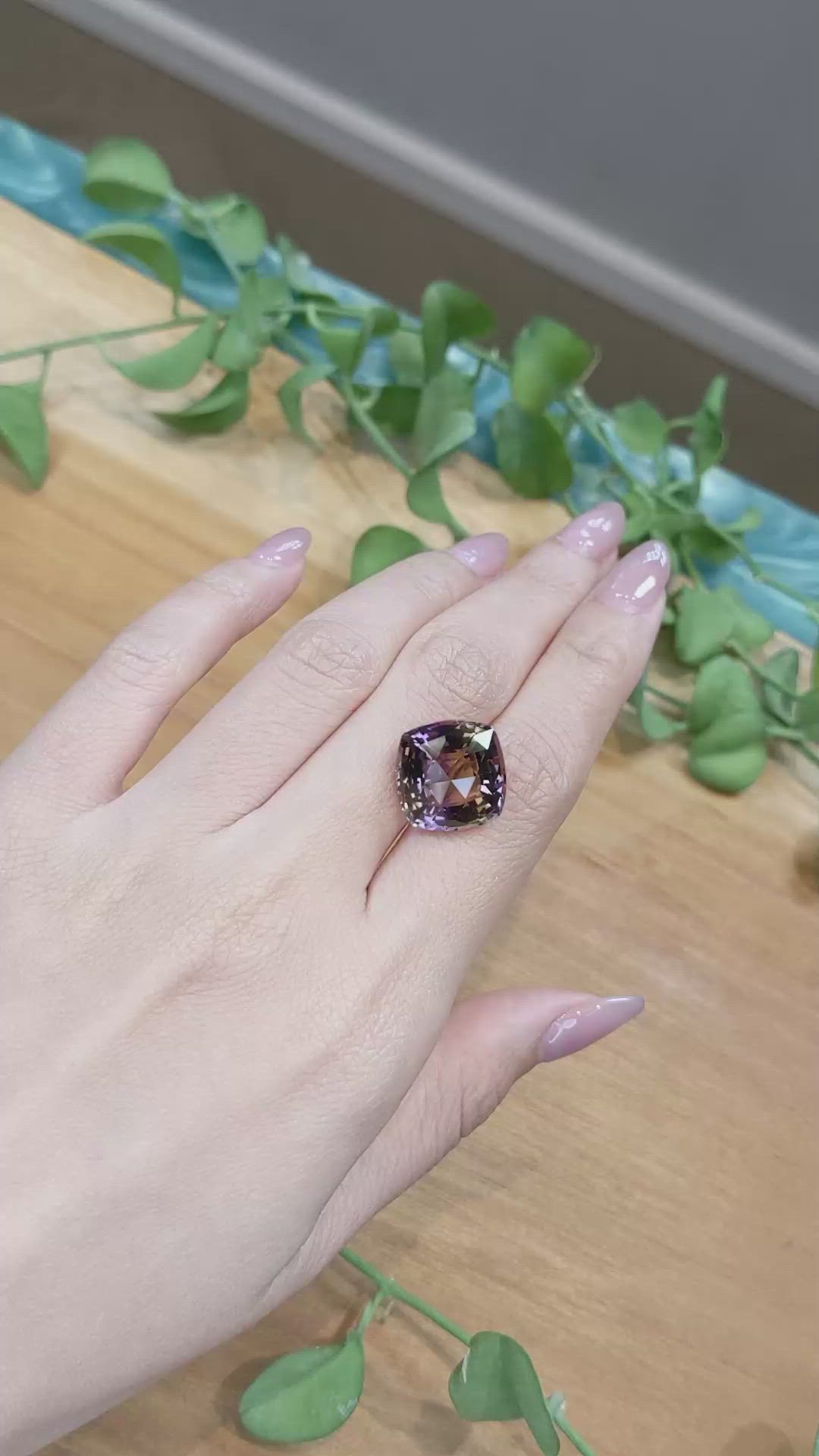 14.19 Ct. Ametrine from Bolivia Size Video