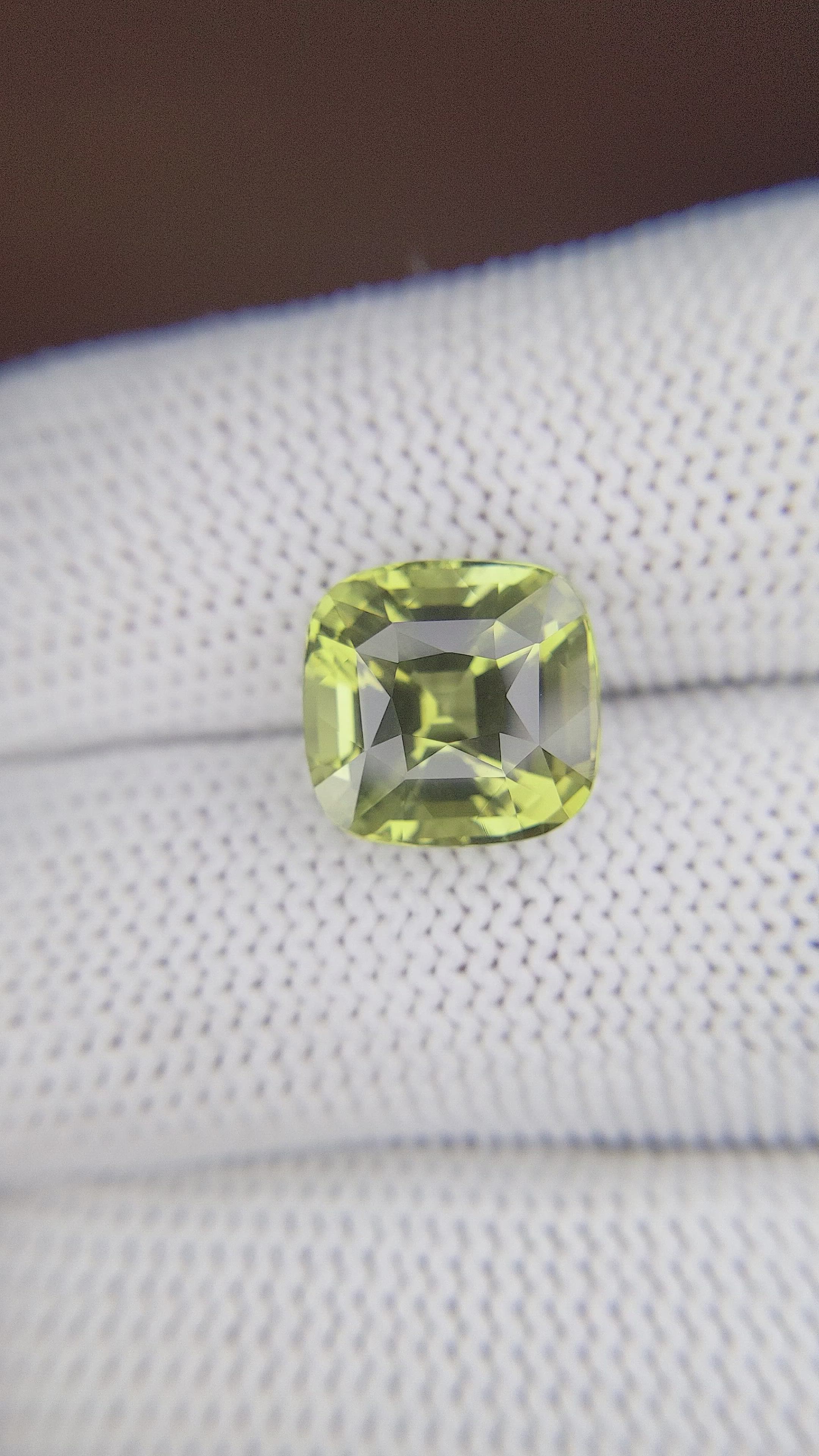 7.67 Ct. Chrysoberyl from Tanzania Size Video