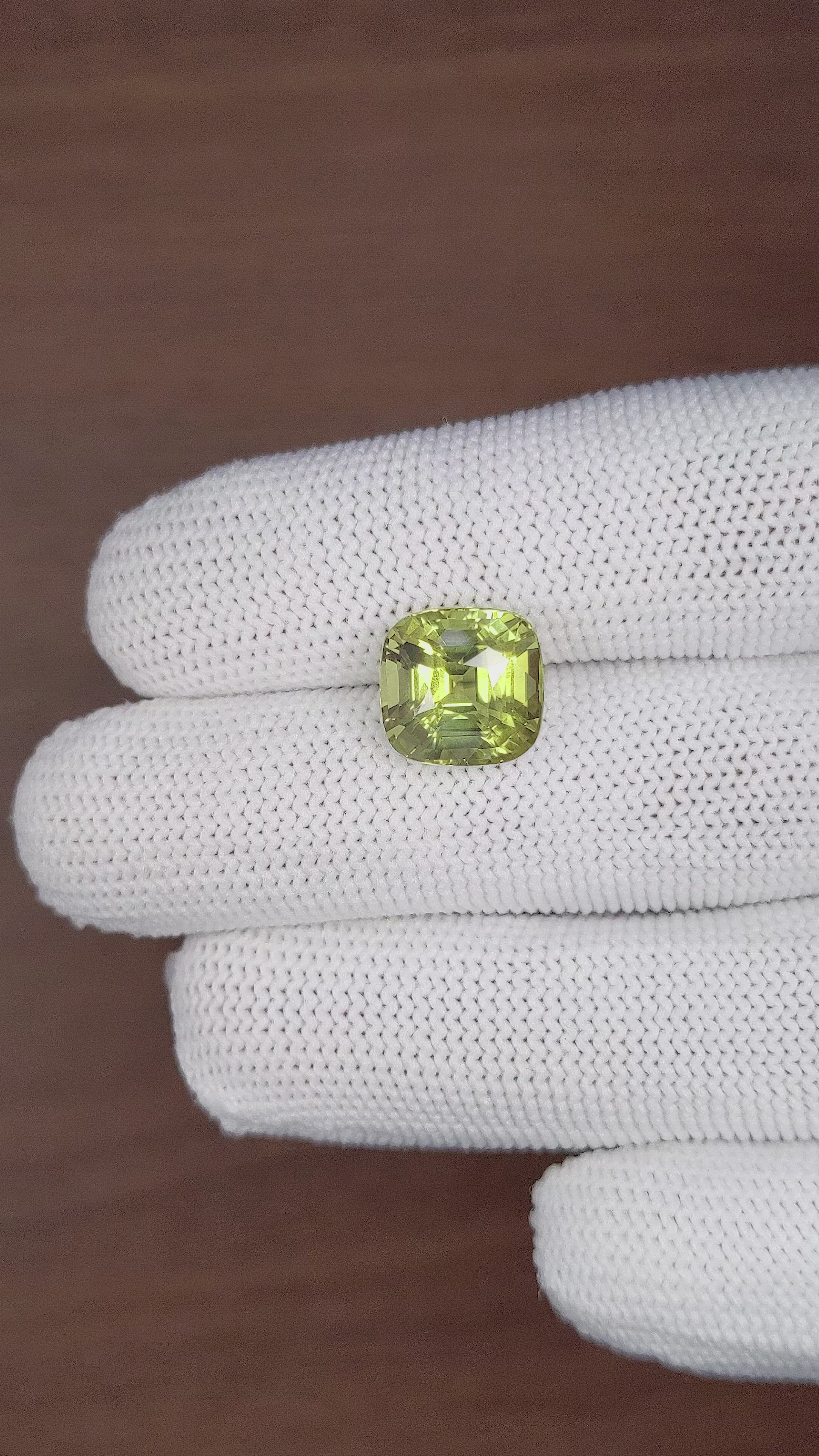 7.67 Ct. Chrysoberyl from Tanzania Size Video