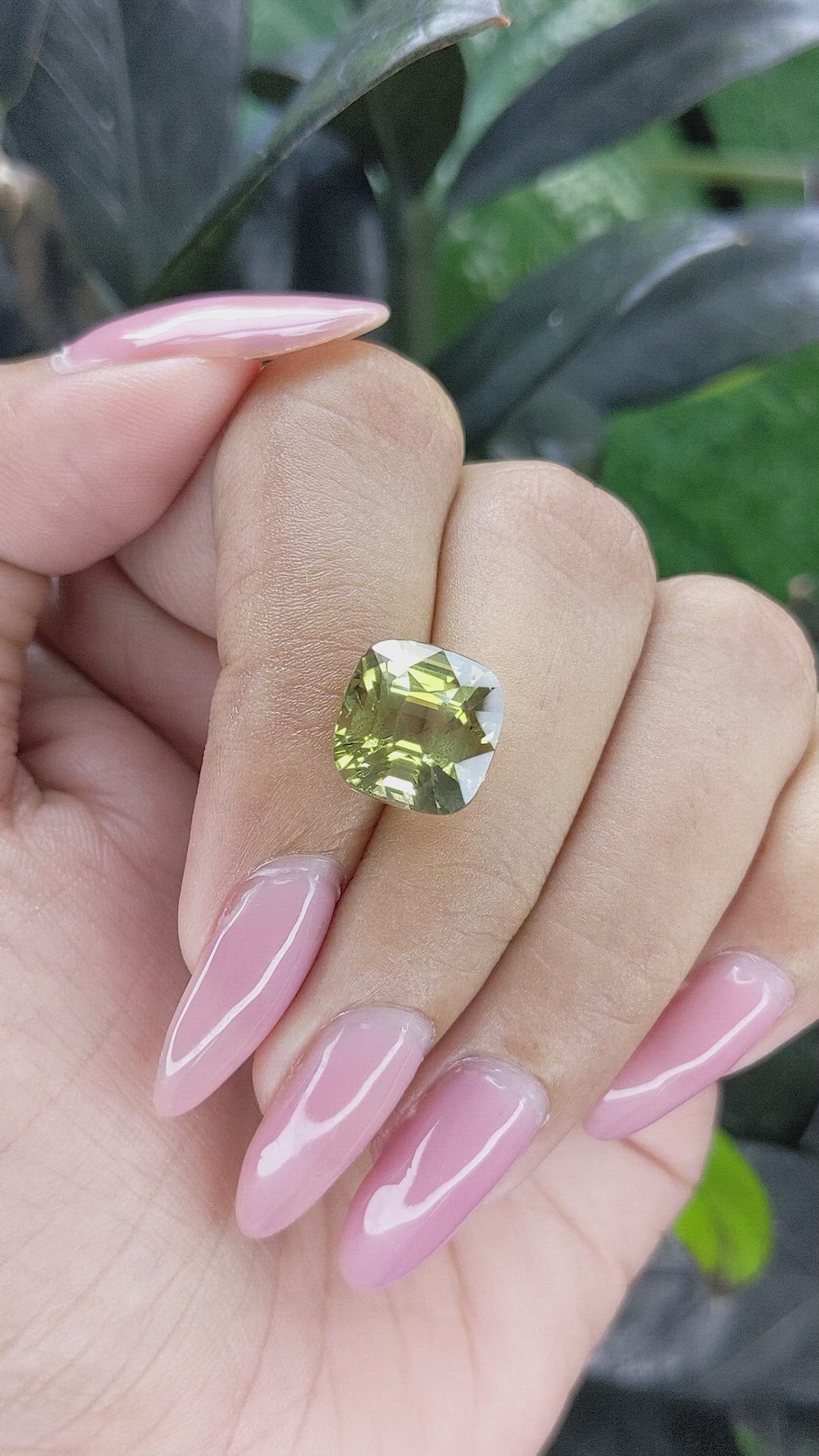 7.67 Ct. Chrysoberyl from Tanzania Size Video