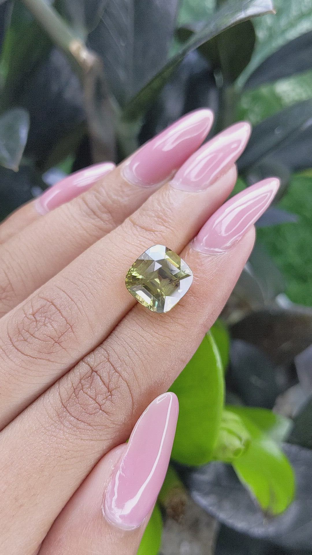 7.67 Ct. Chrysoberyl from Tanzania Size Video