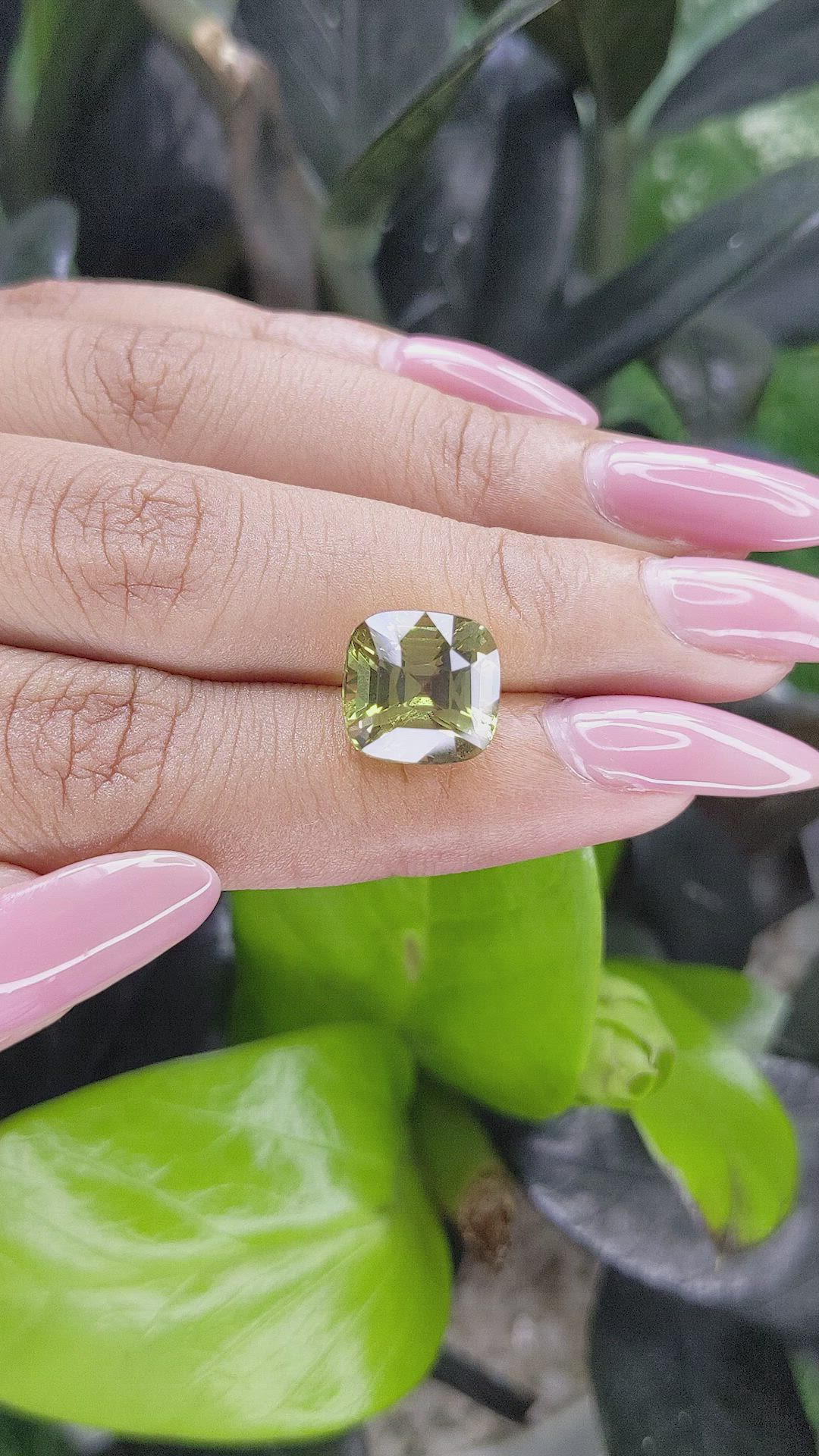 7.67 Ct. Chrysoberyl from Tanzania Size Video