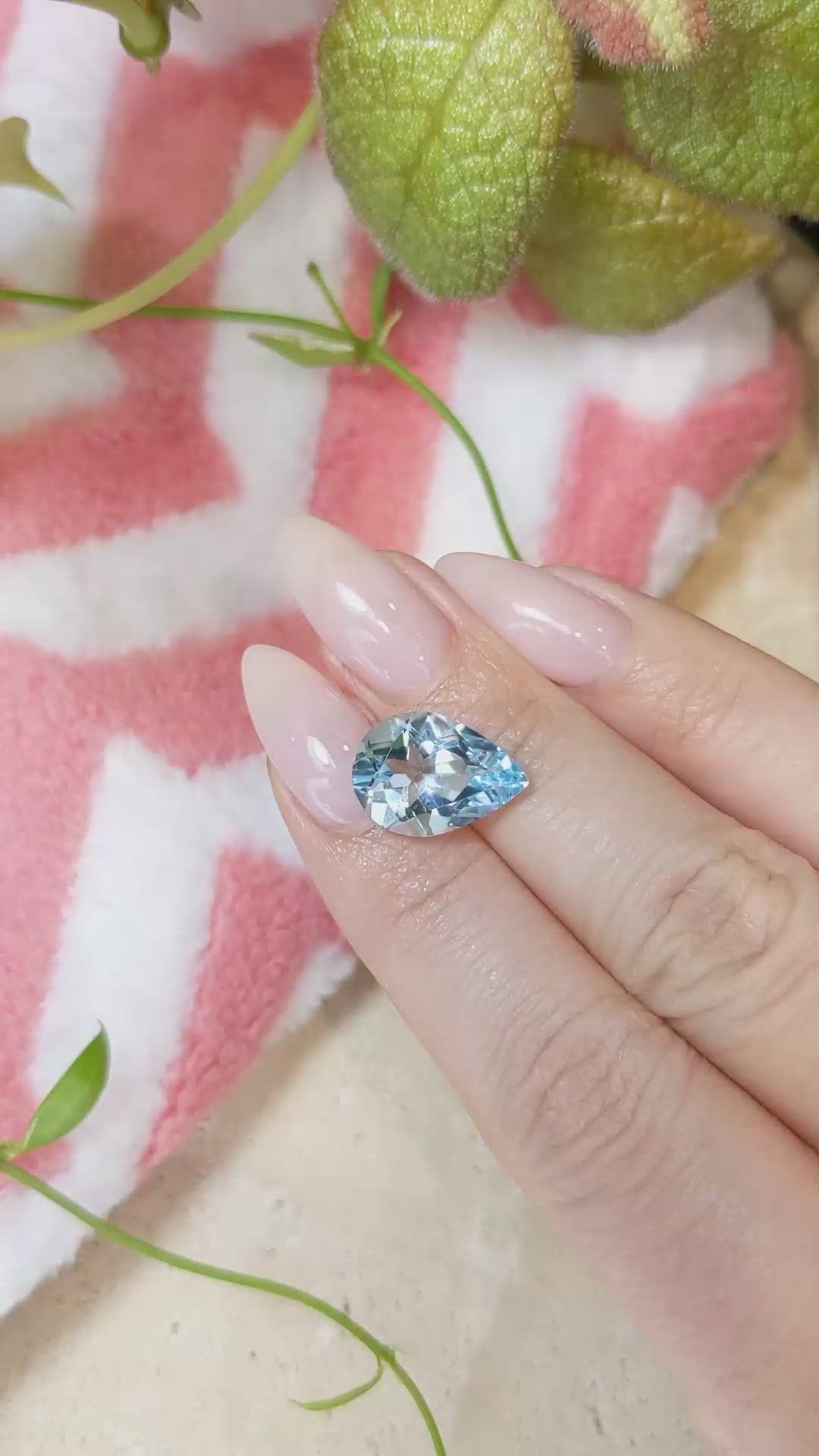 7.72 Ct. Topaz from Brazil Size Video