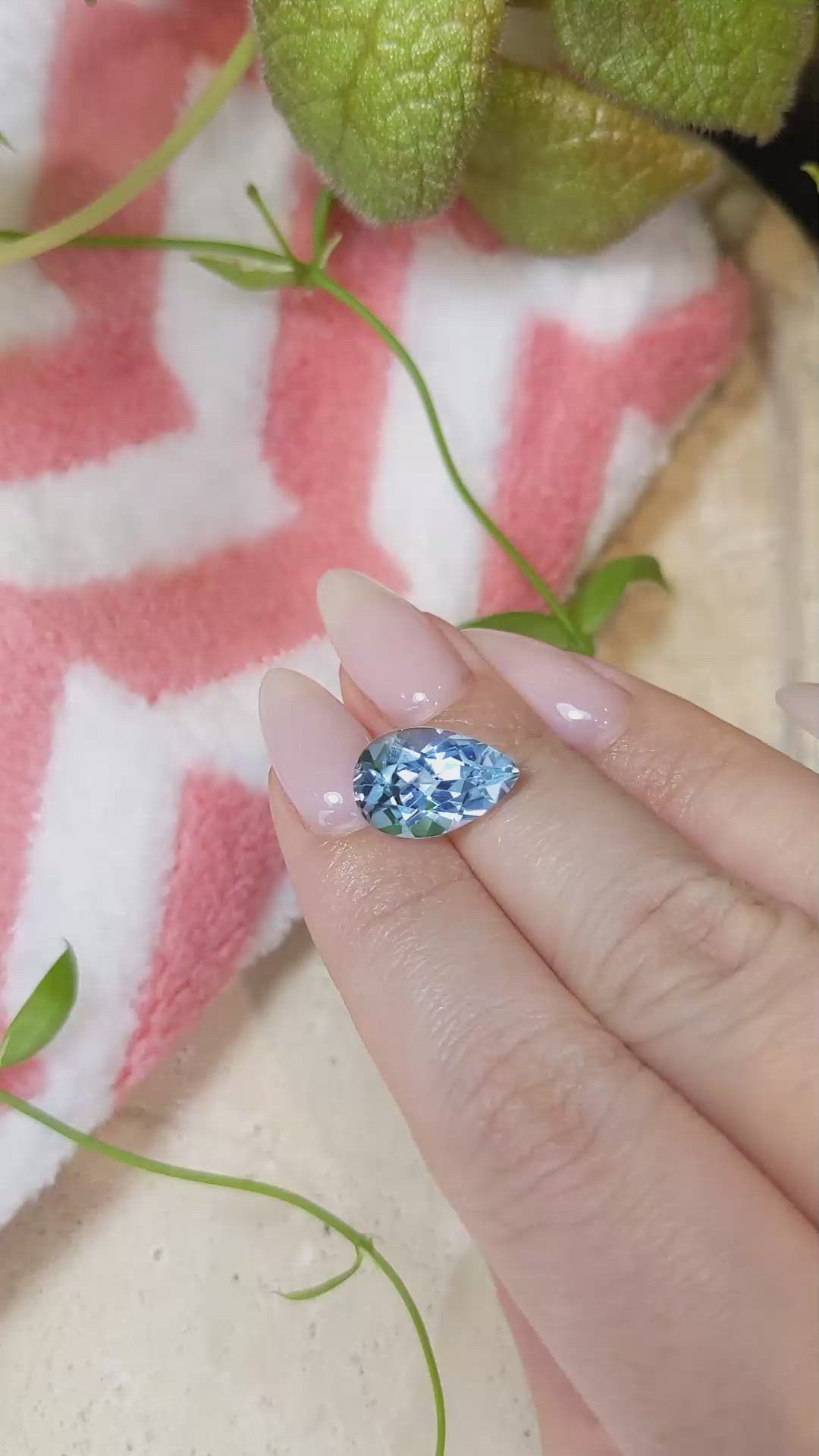 6.61 Ct. Topaz from Brazil Size Video