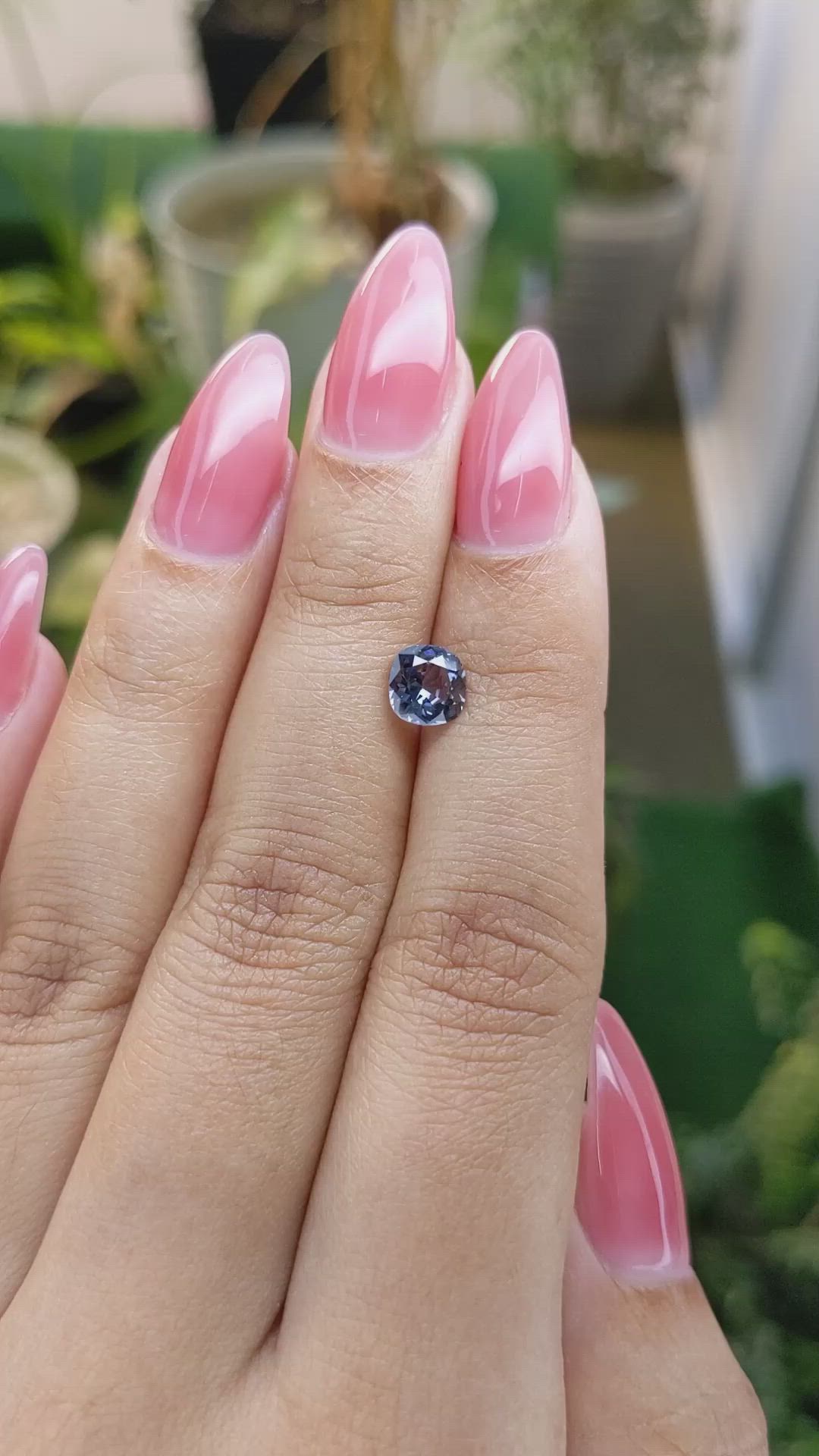 0.98 Ct. Spinel from Ceylon (Sri Lanka) Size Video