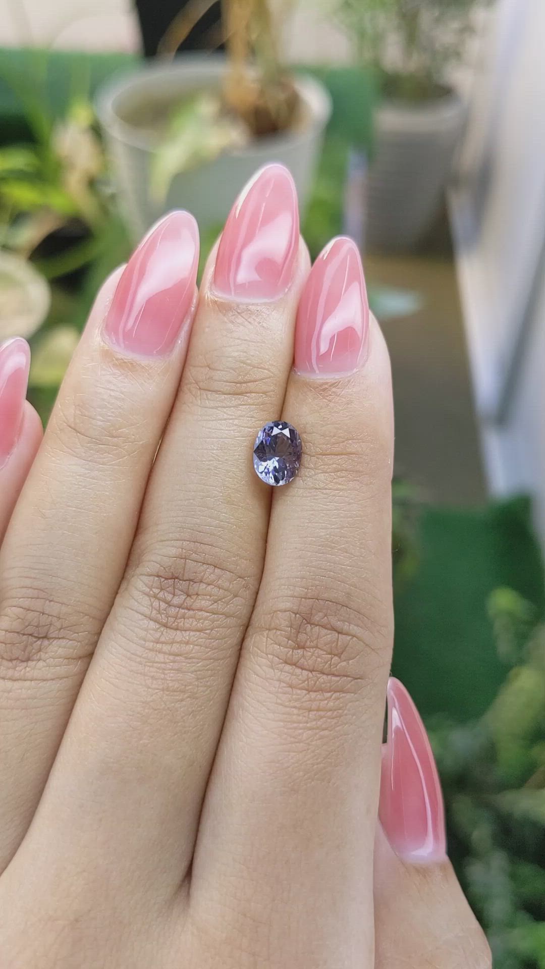 1.38 Ct. Spinel from Ceylon (Sri Lanka) Size Video