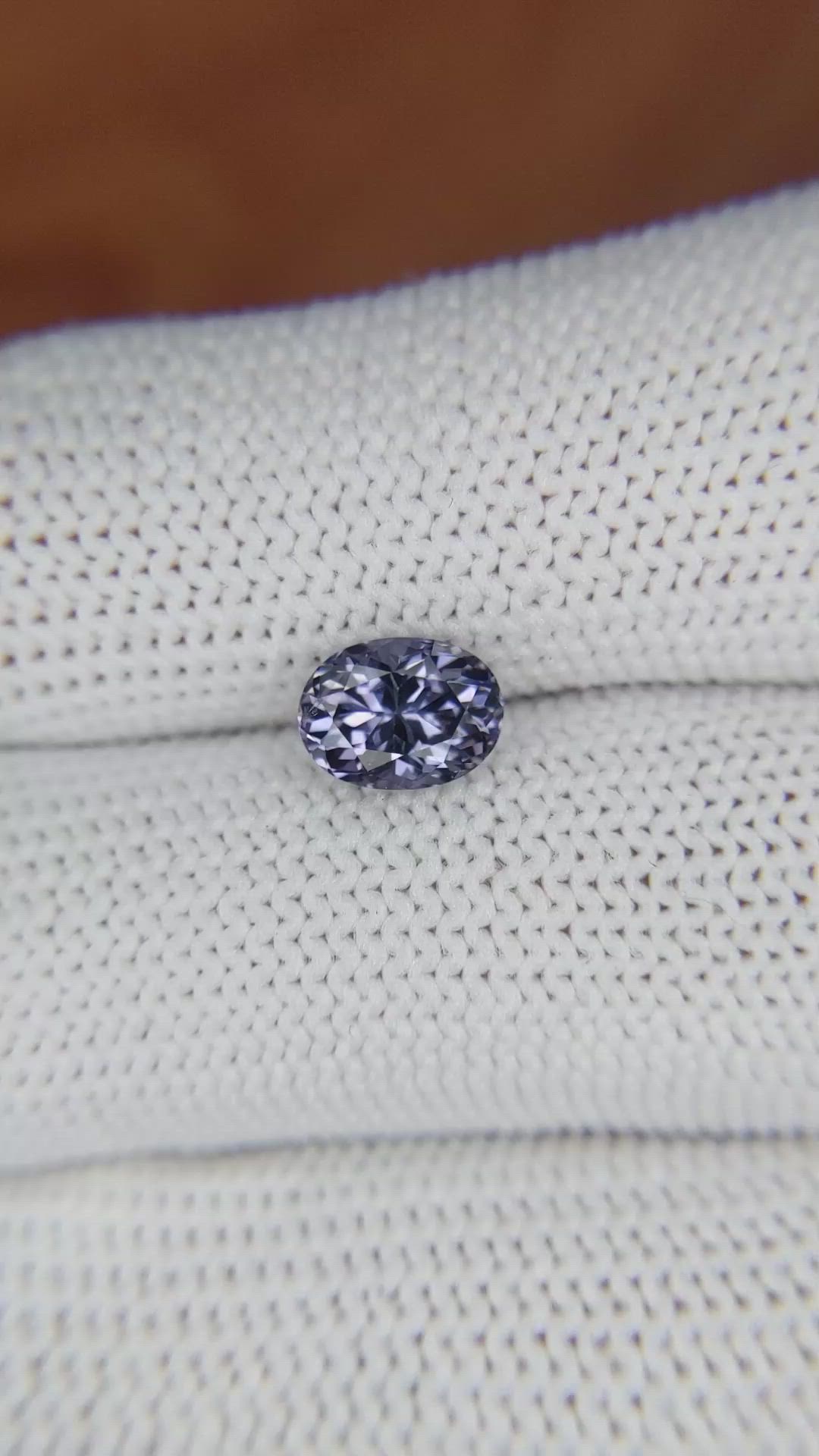 1.38 Ct. Spinel from Ceylon (Sri Lanka) Size Video