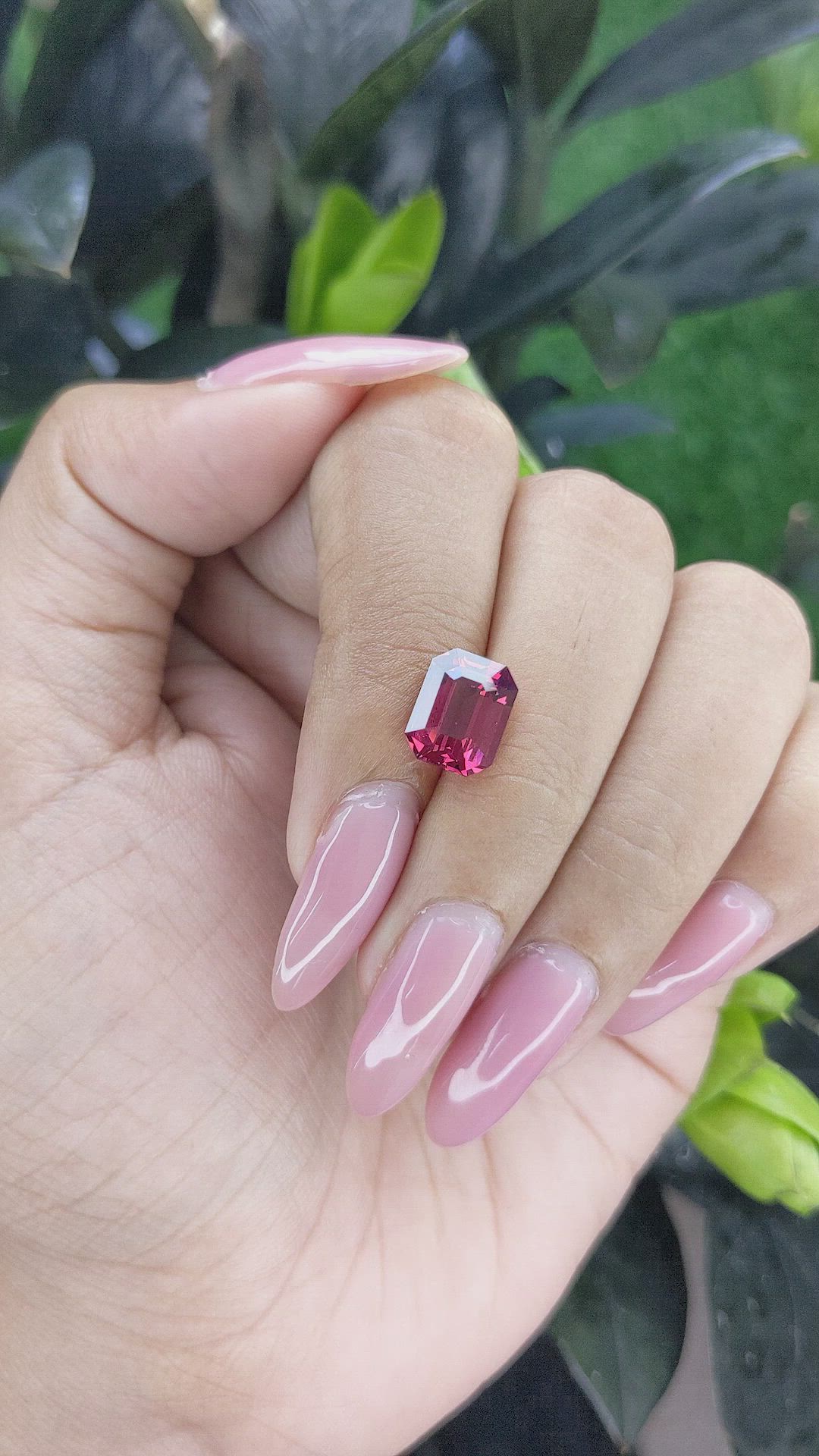 3.59 Ct. Garnet from Tanzania Size Video