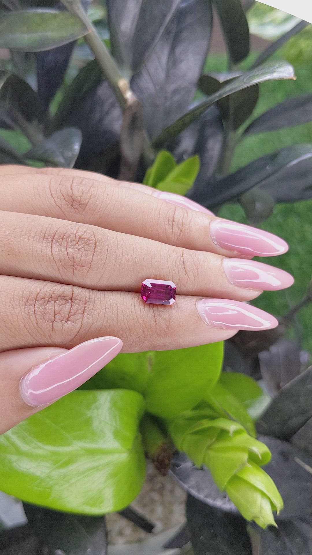 2.05 Ct. Garnet from Tanzania Size Video