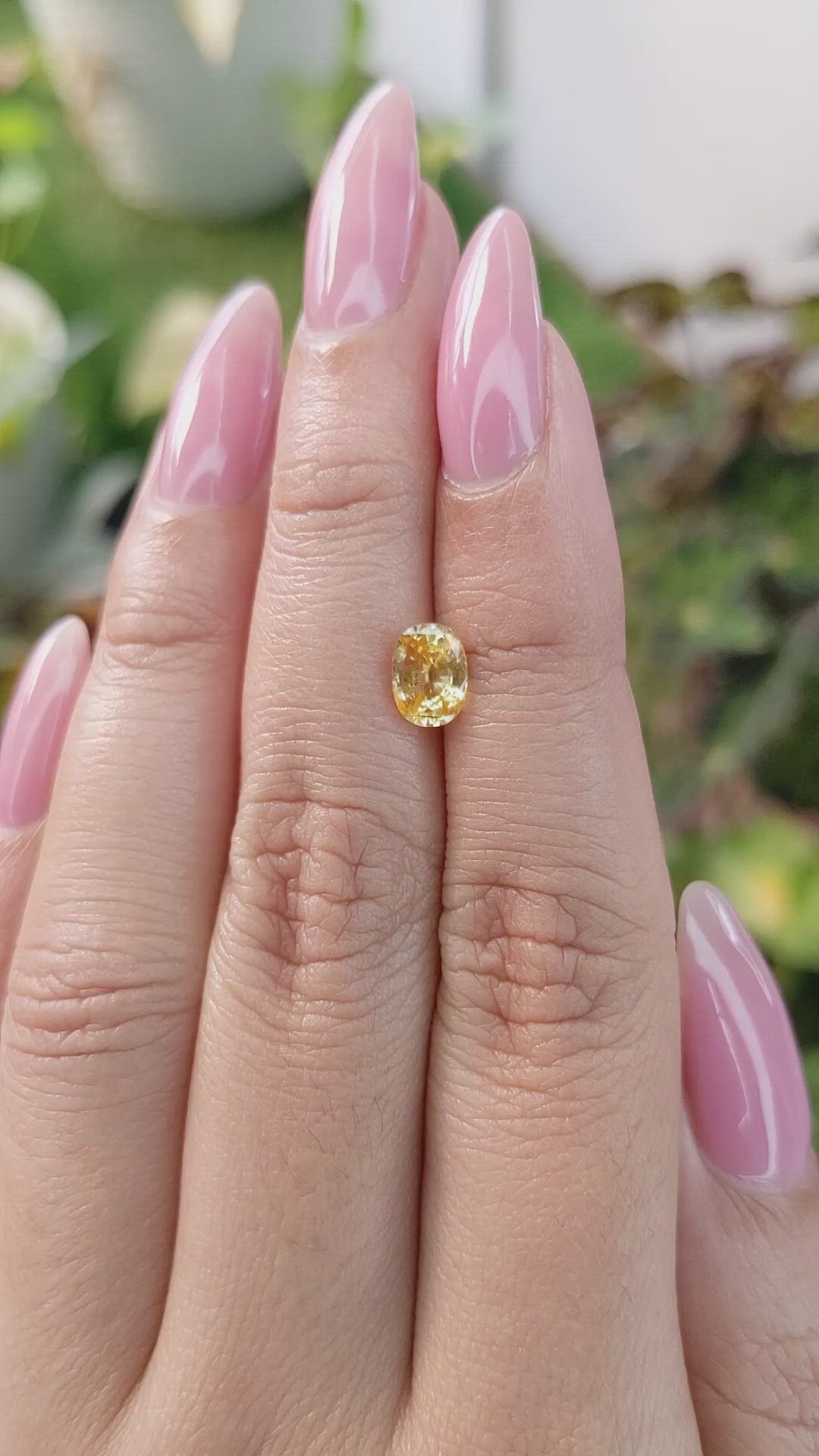 1.36 Ct. Zircon from Ceylon (Sri Lanka) Size Video