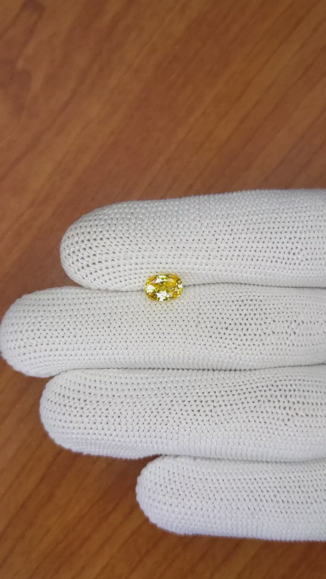 1.36 Ct. Zircon from Ceylon (Sri Lanka) Size Video