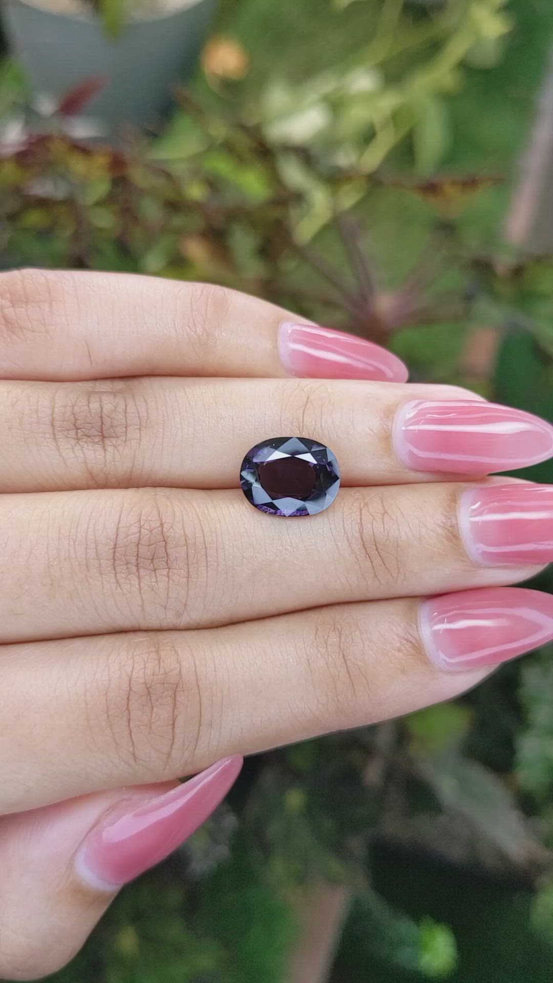 4.12 Ct. Spinel from Ceylon (Sri Lanka) Size Video